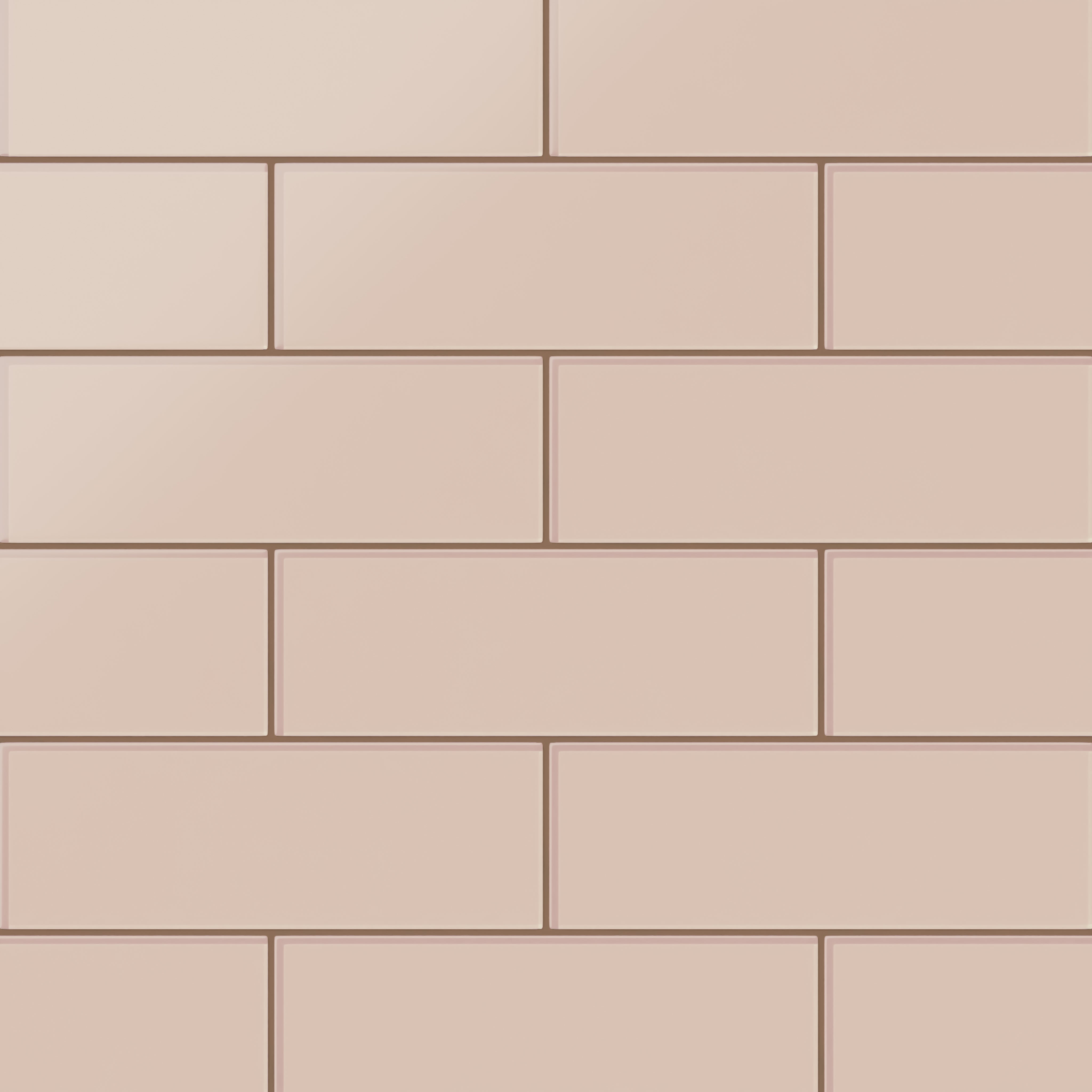 4x12 Glass Tile in Rosy Finch Matte
