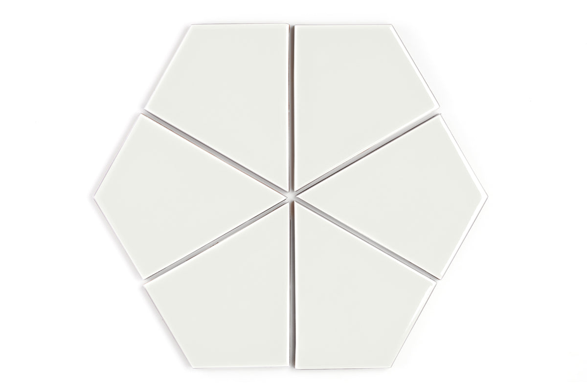 Limewash Hexite Gloss Original Ceramic Tile