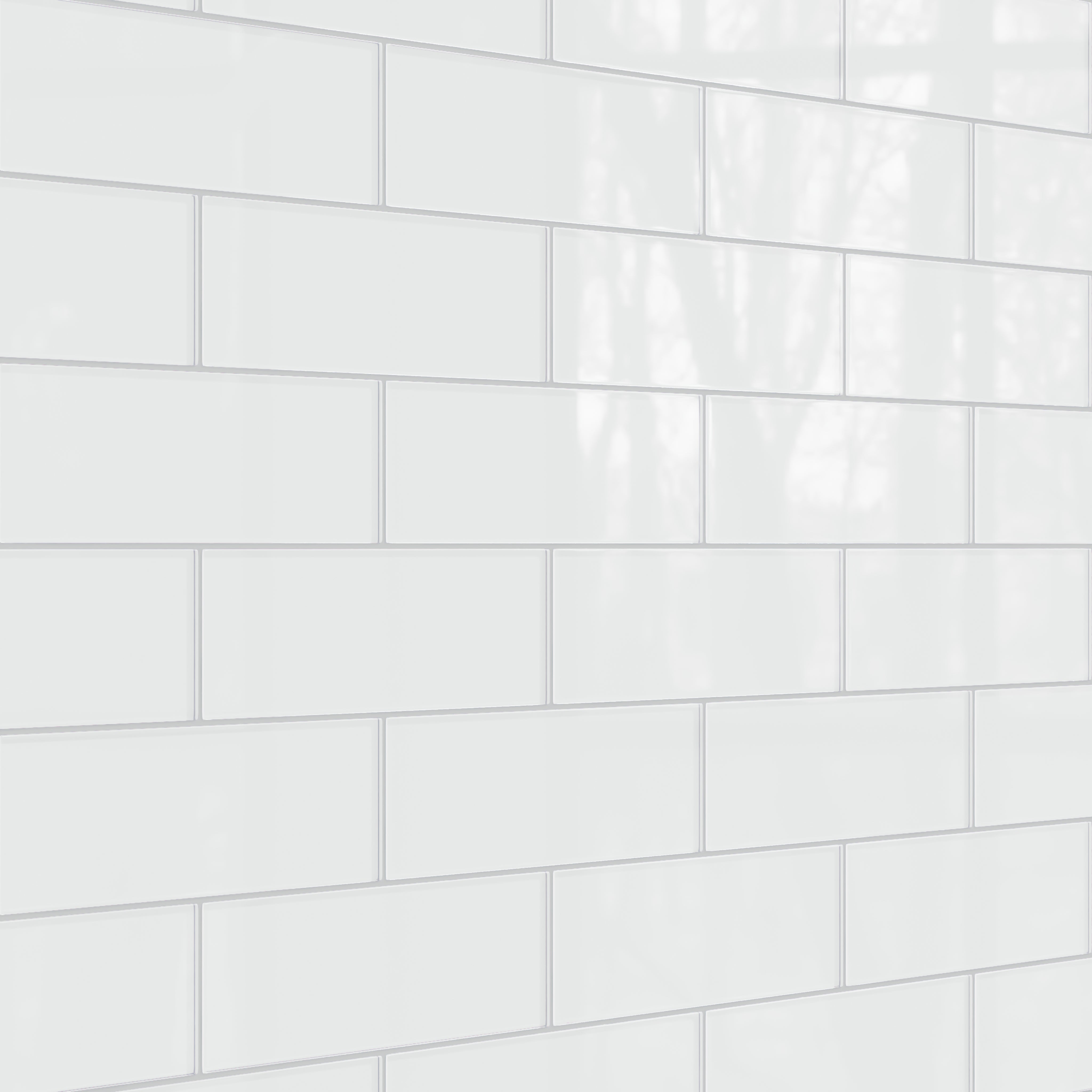 4x12 Glass Tile in Egret Gloss