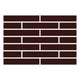 1x6 Half Offset Sheeted Original Ceramic Mosaic Tile in Garnet Matte