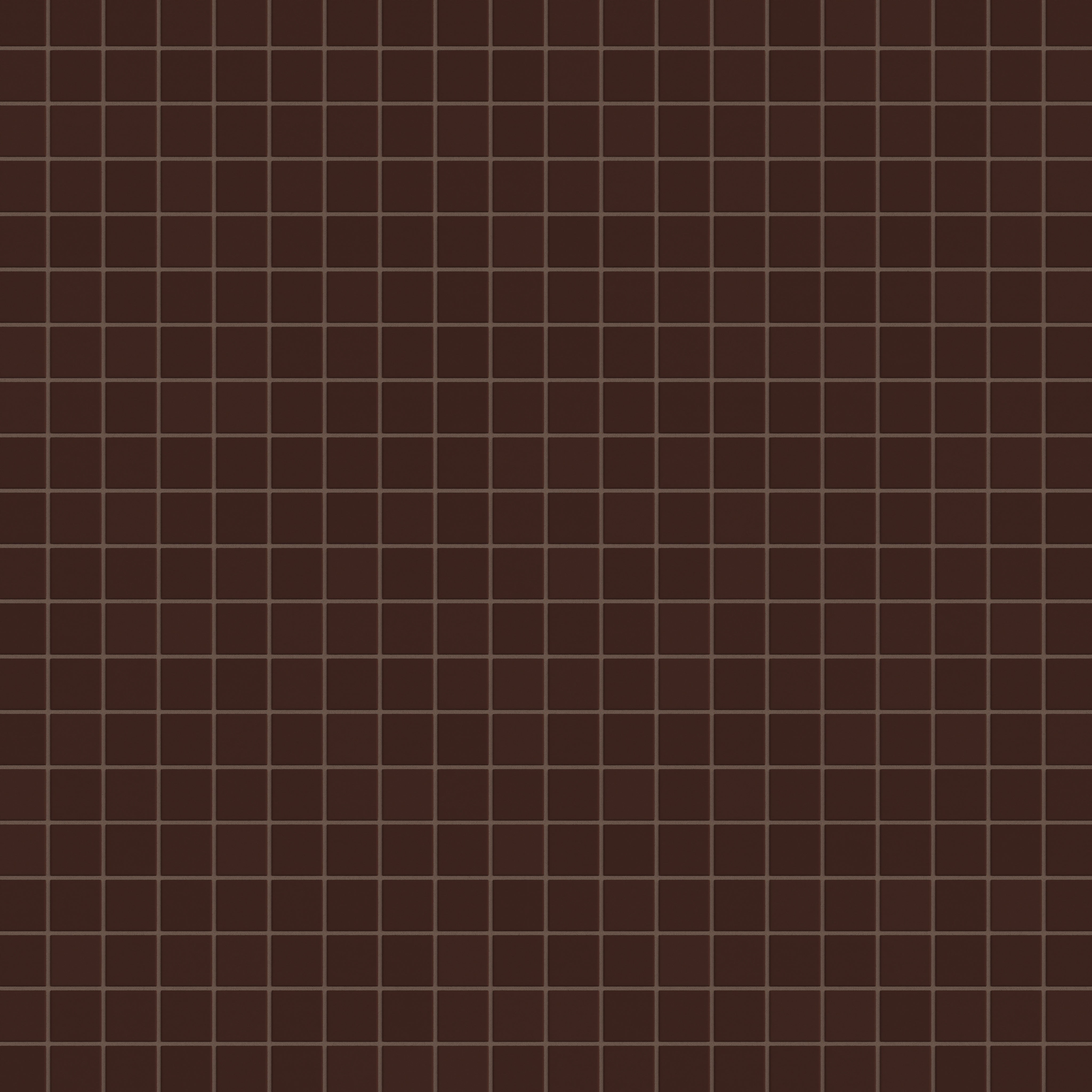 2x2 Straight Set Sheeted Original Ceramic Mosaic Tile in Garnet Matte