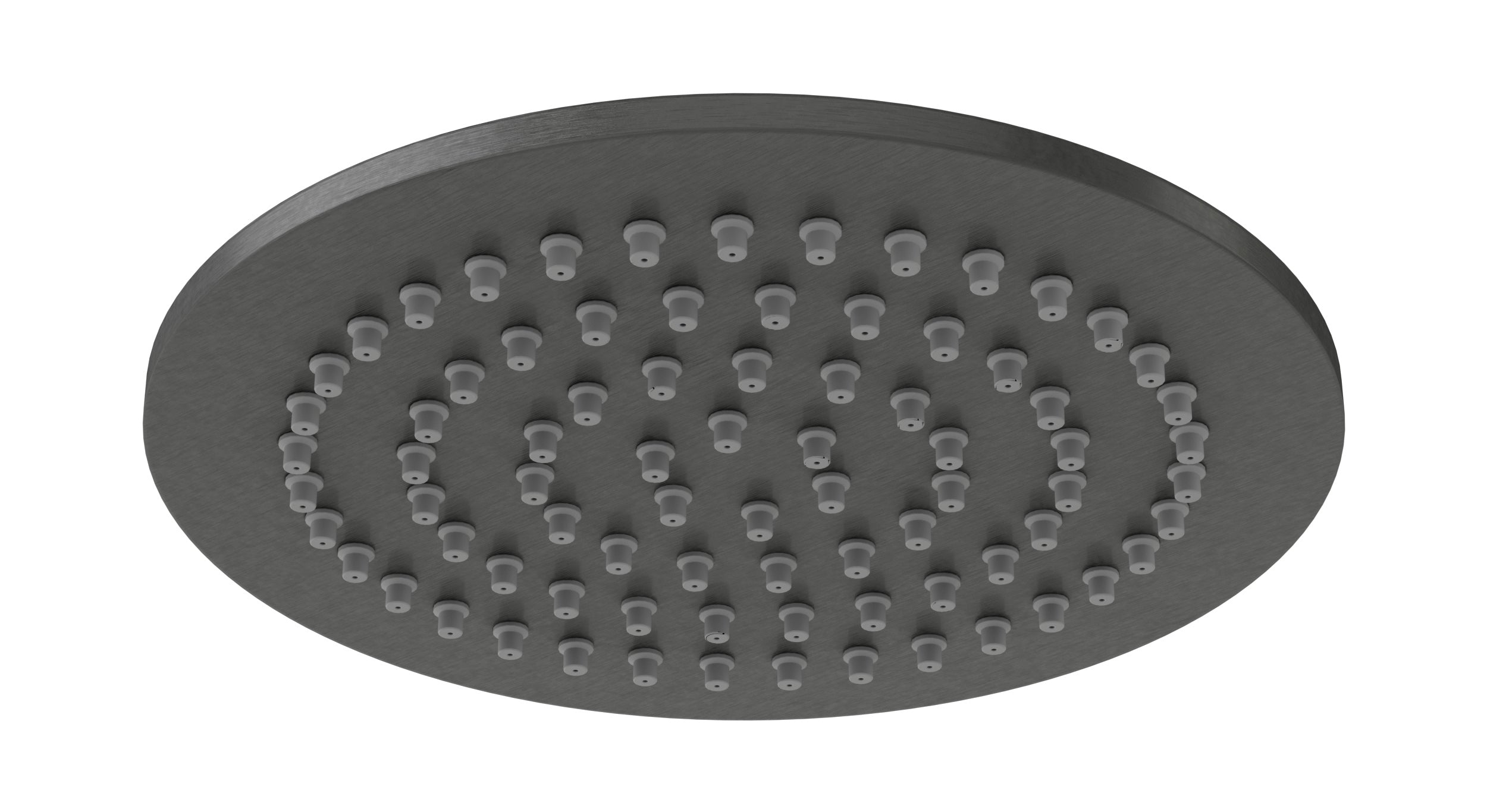 Shower 6" Flat Shower Head in Blackened Nickel