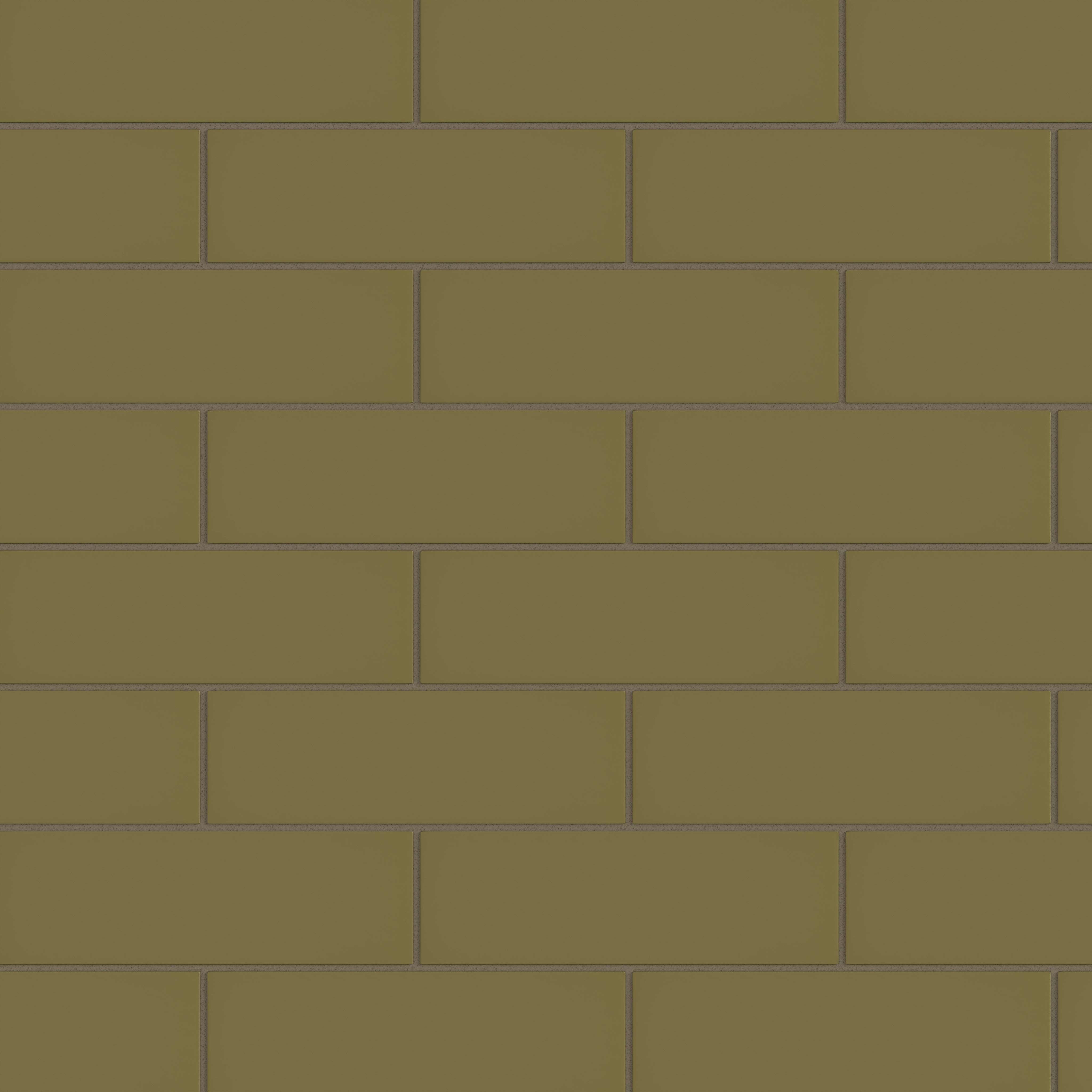 3x9 Natural Press Ceramic Tile in Sap Green Matte