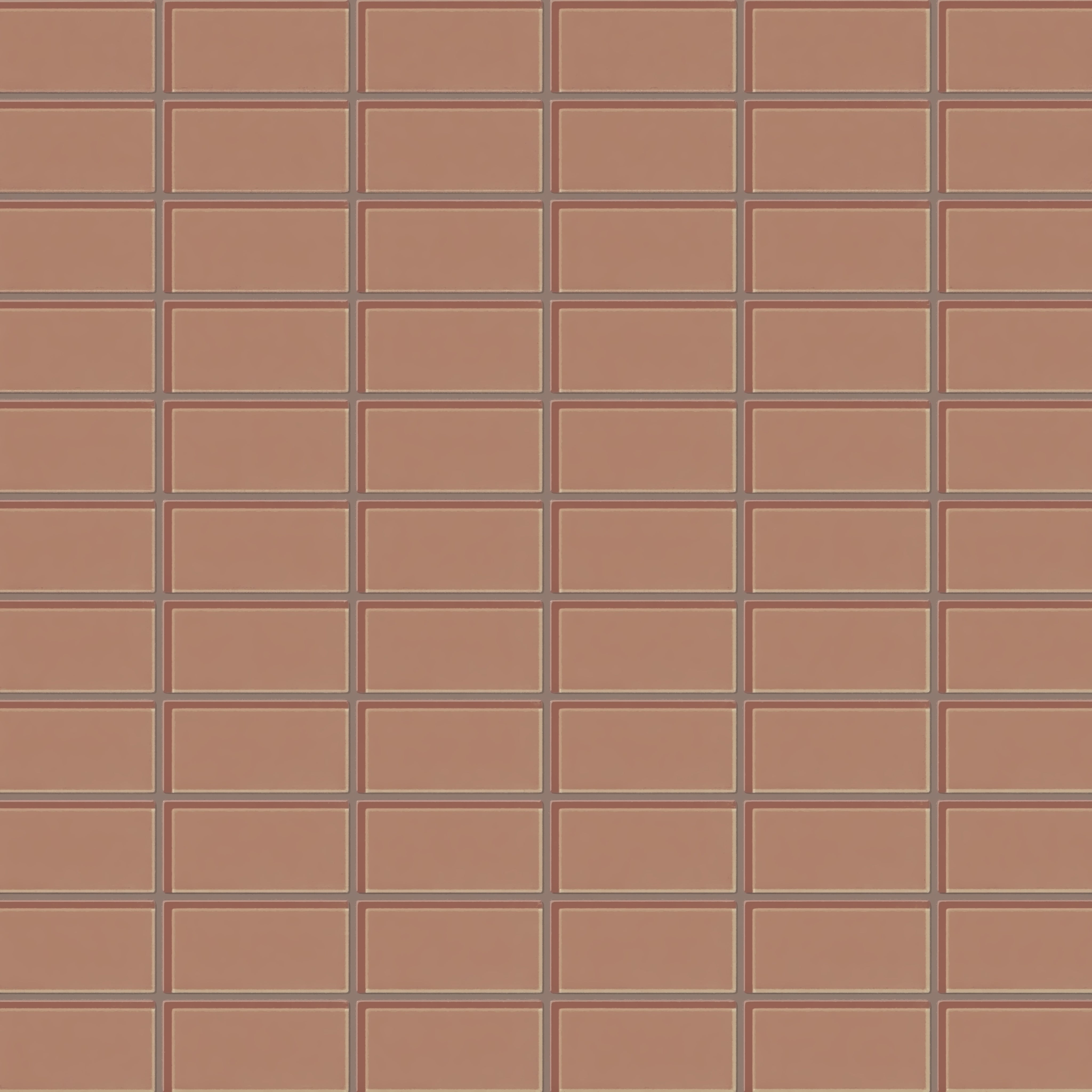 2x4 Straight Set Sheeted Glass Mosaic Tile in Sora Gloss