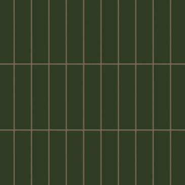 2x8 Original Ceramic Tile in Hunter Green Matte