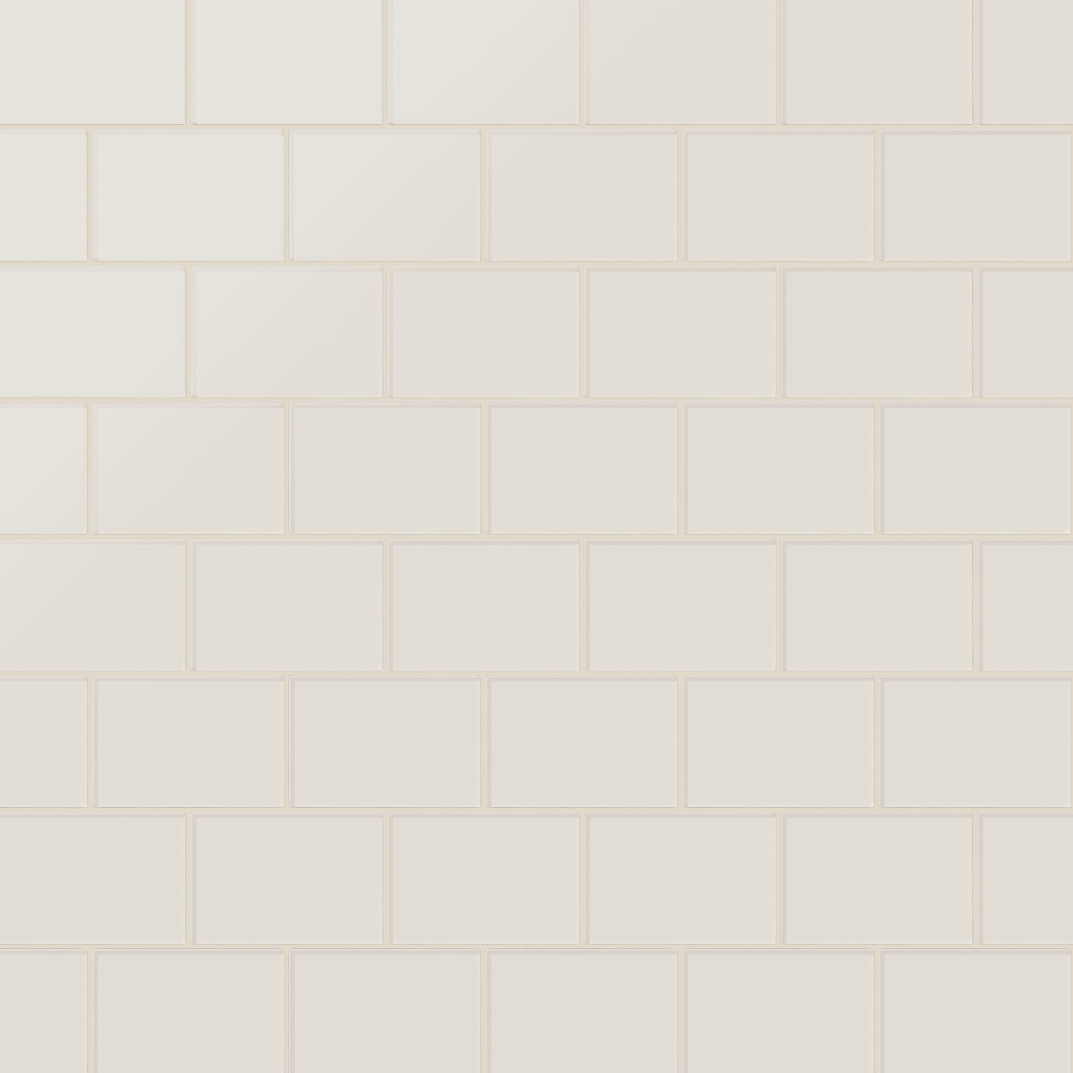 4x6 Glass Tile in Dove Matte