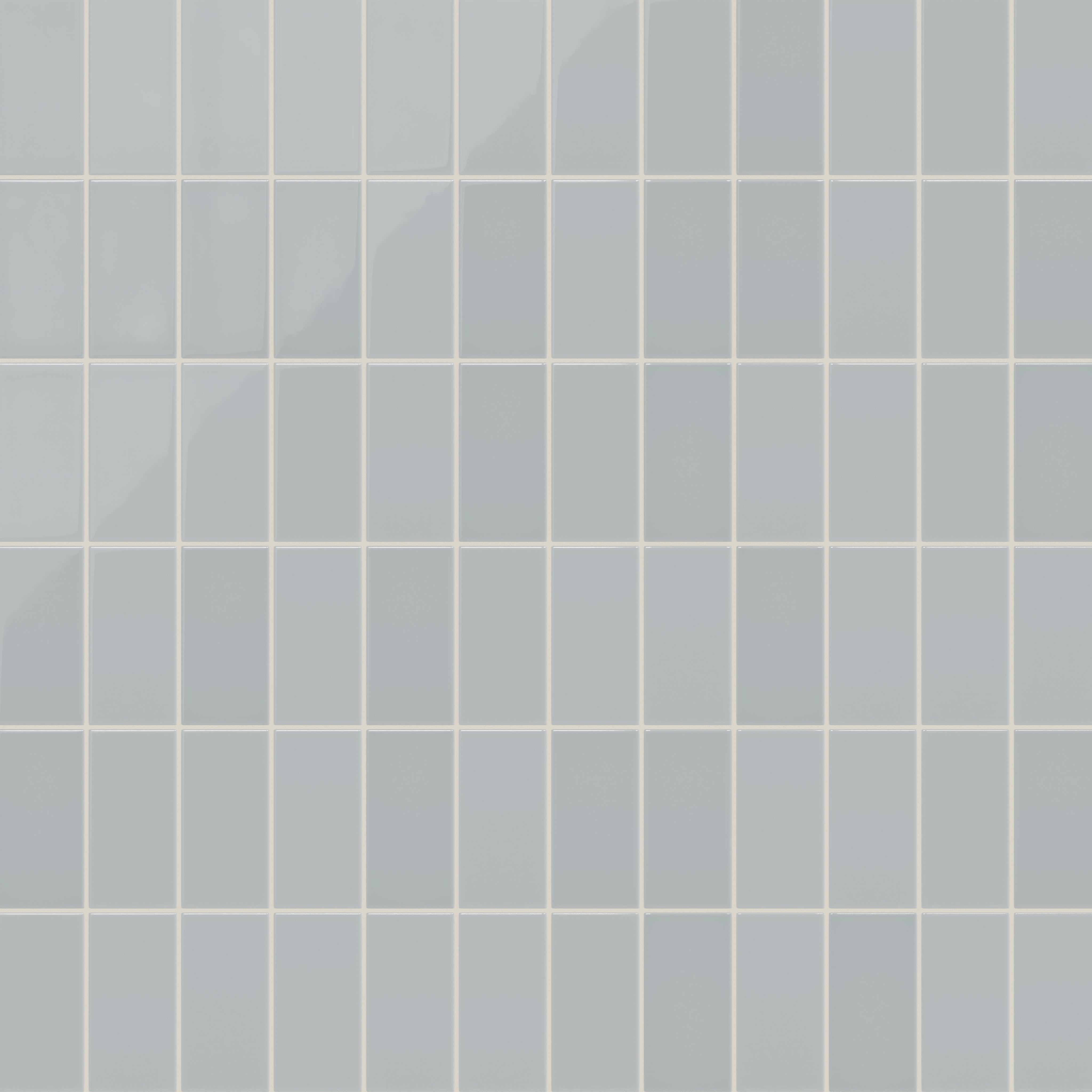 3x6 Natural Press Ceramic Tile in Alberta Blue Gloss