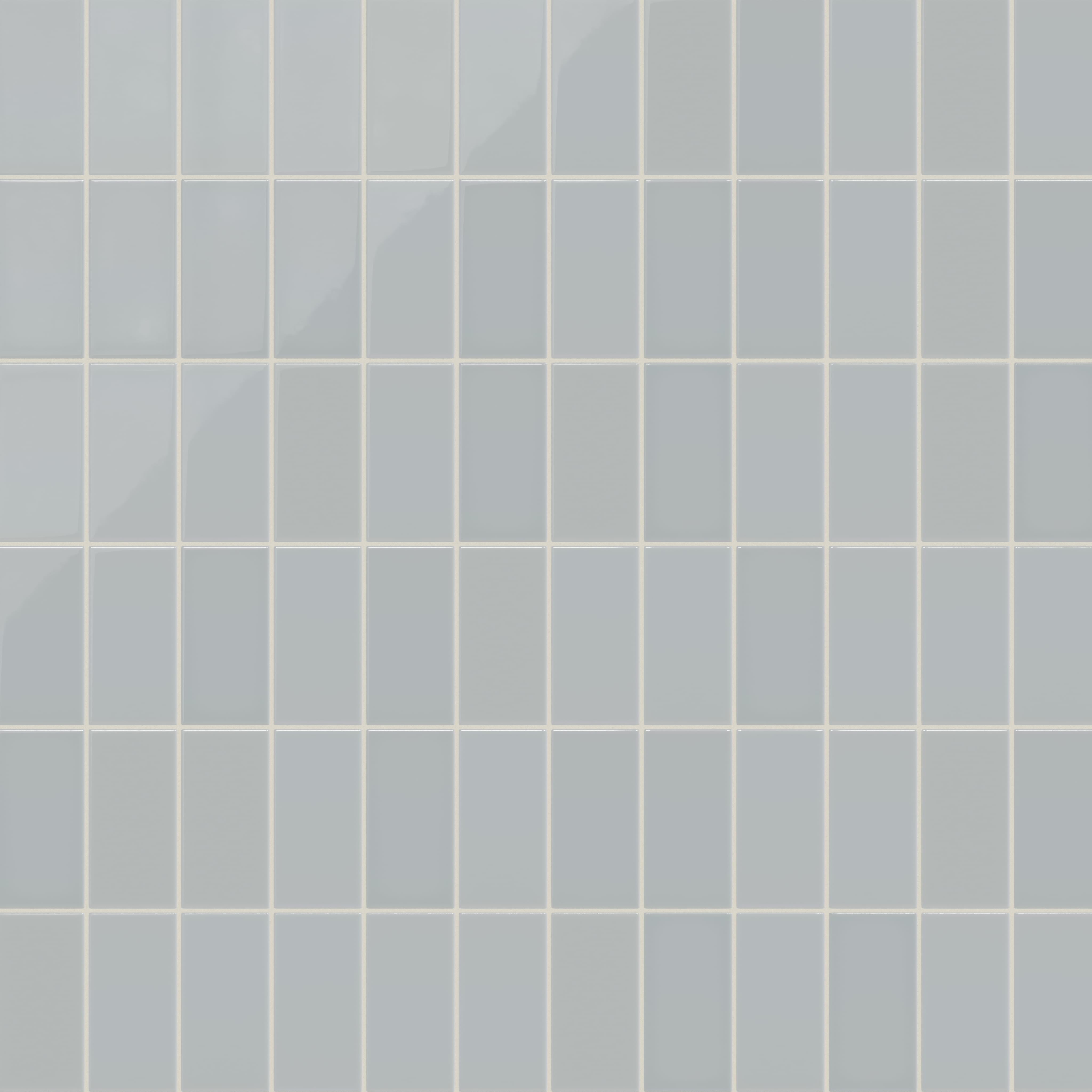 Quick Ship 3x6 Natural Press Ceramic Tile in Alberta Blue Gloss