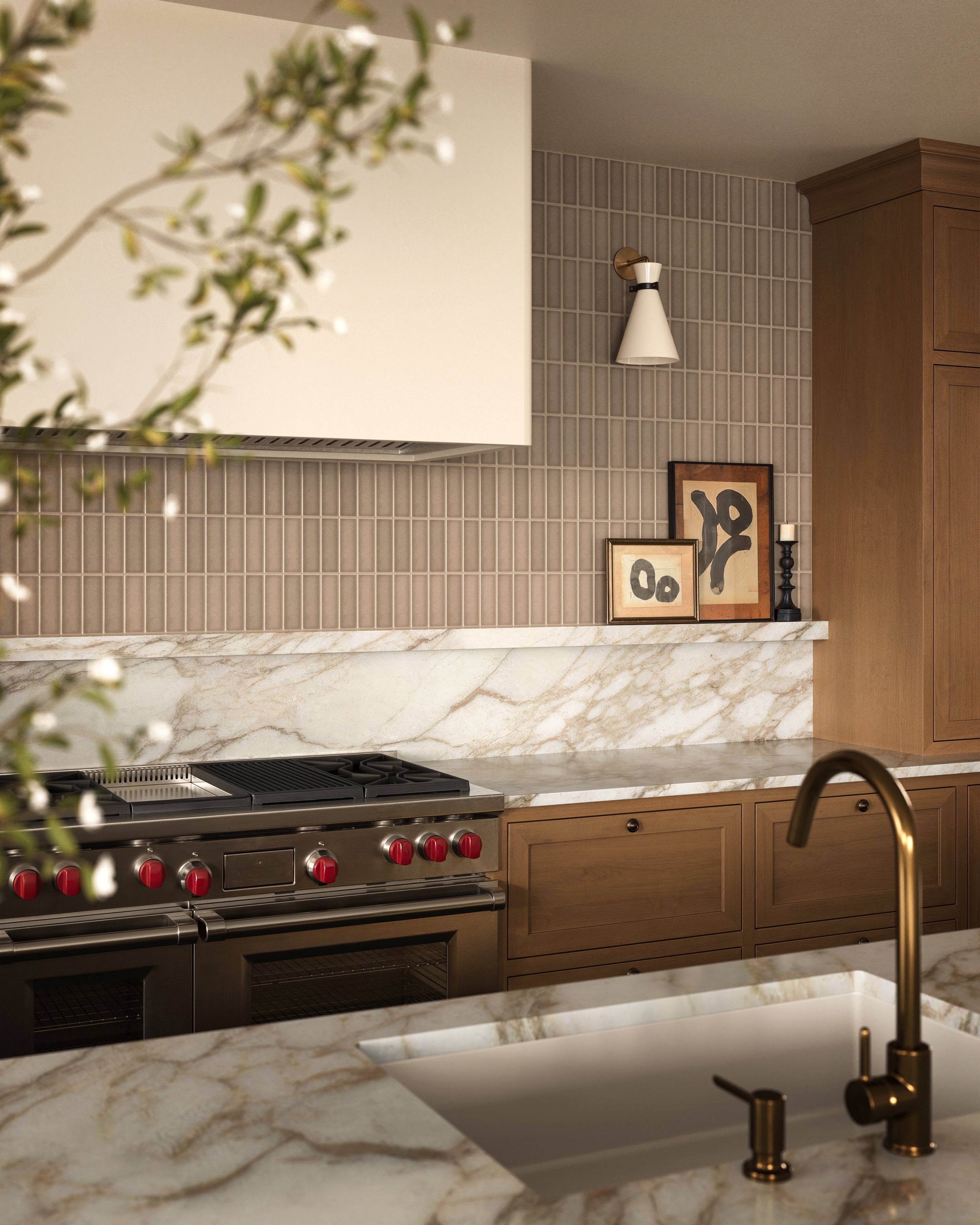 2x6 Original Ceramic Tile in Cardamom Gloss
