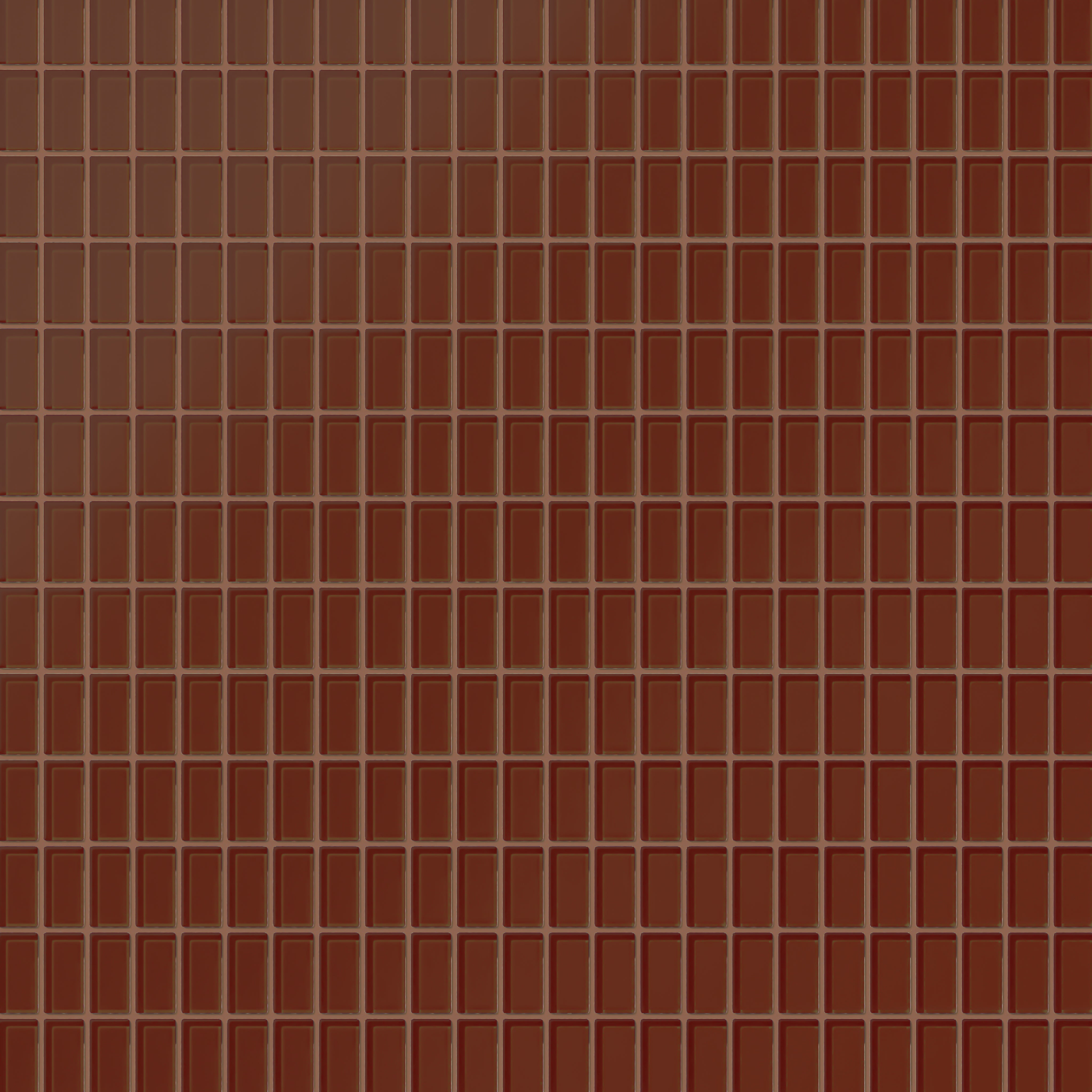 1x2 Straight Set Sheeted Glass Mosaic Tile in Pheasant Matte