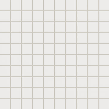 2x2 Straight Set Sheeted Original Ceramic Mosaic Tile in Calcite Matte