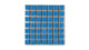 1x1 Straight Set Sheeted Original Ceramic Mosaic Tile in Aegean Sea Gloss