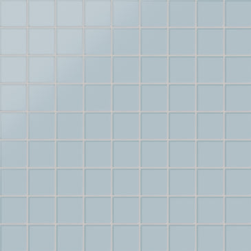3x3 Straight Set Sheeted Glass Mosaic Tile in Partridge Matte