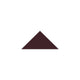 4" Triangle Original Ceramic Tile in Redwood