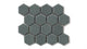 2" Hexagon Sheeted Original Ceramic Mosaic Tile in Flagstone Matte