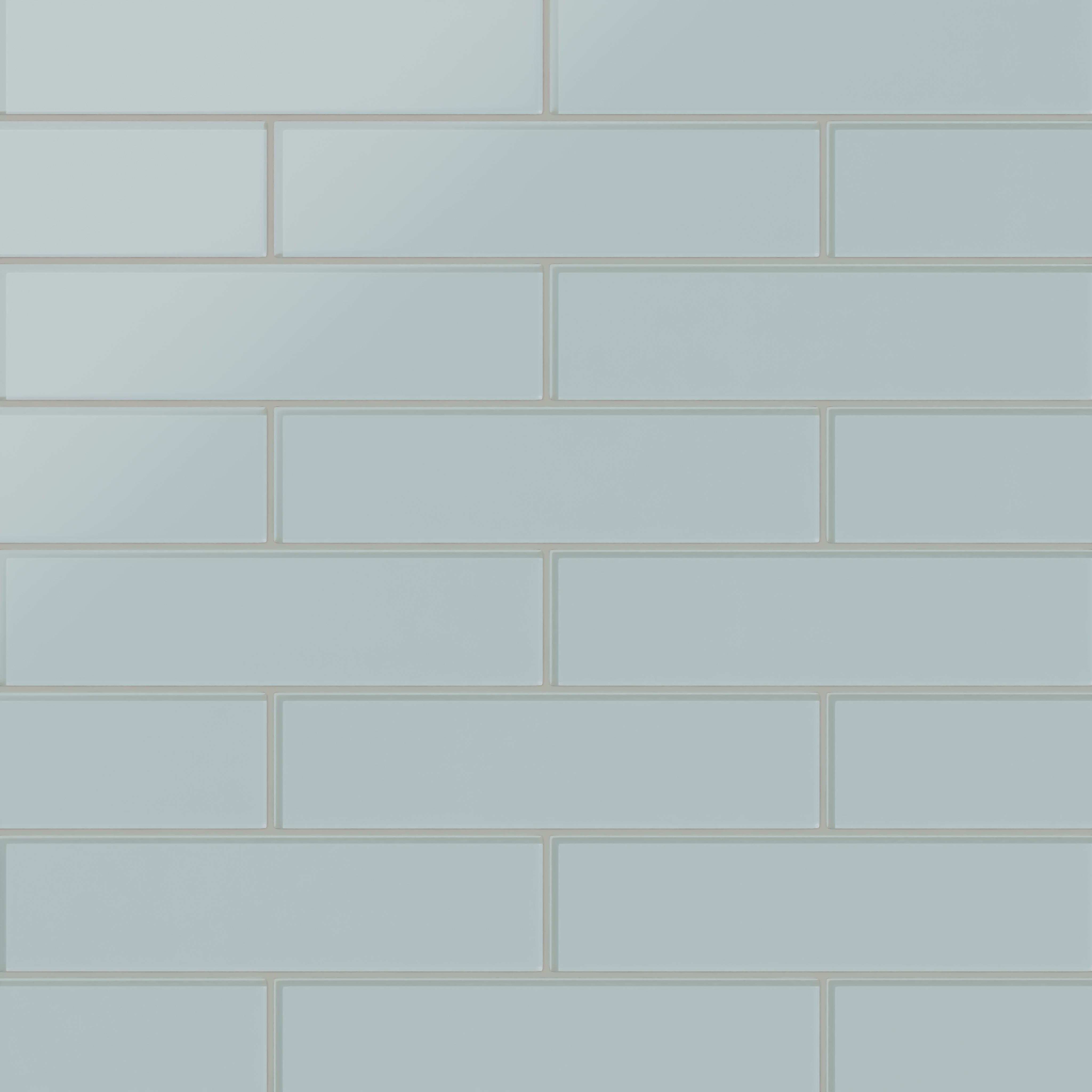 3x12 Glass Tile in Great Blue Heron Matte