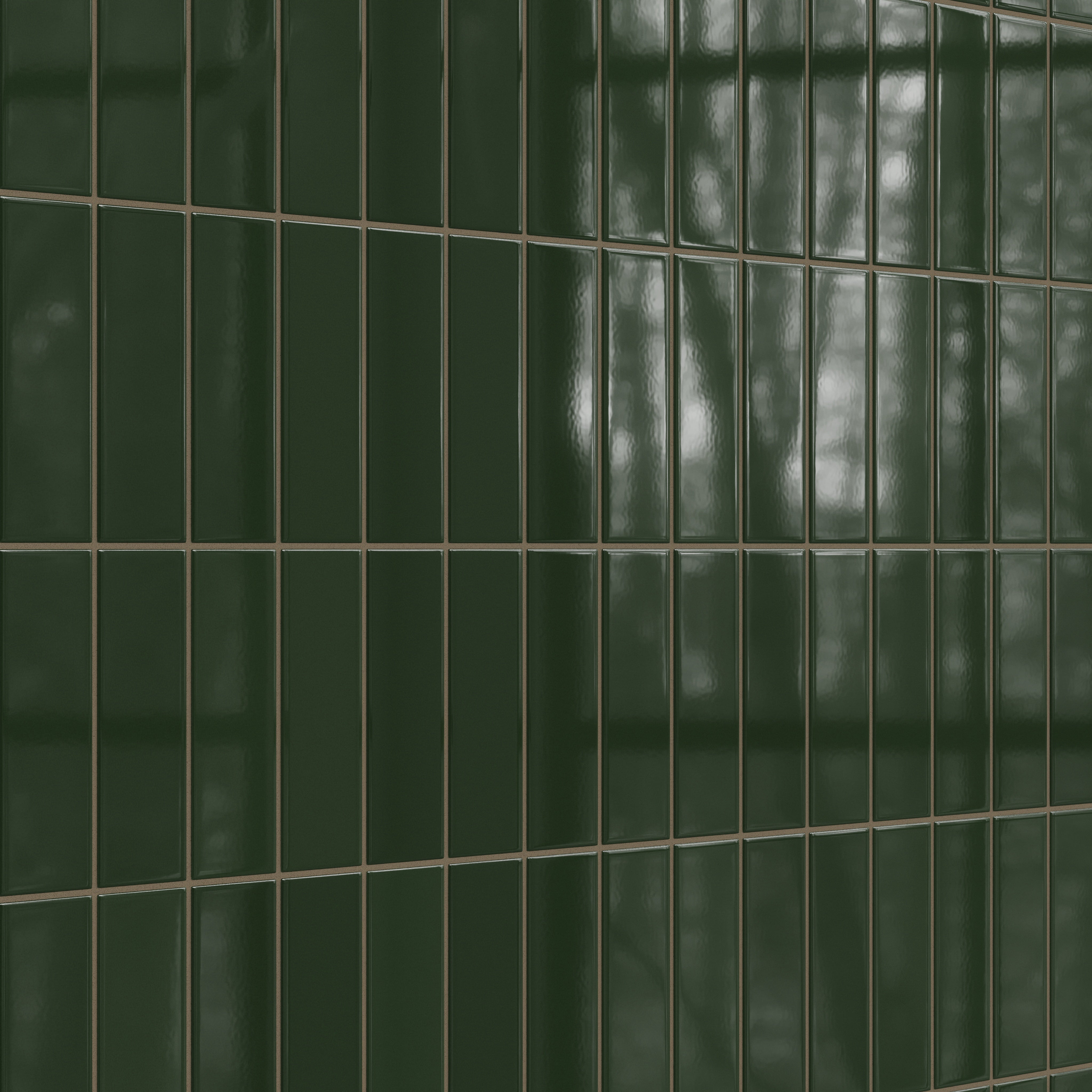 3x9 Original Ceramic Tile in Hunter Green Gloss