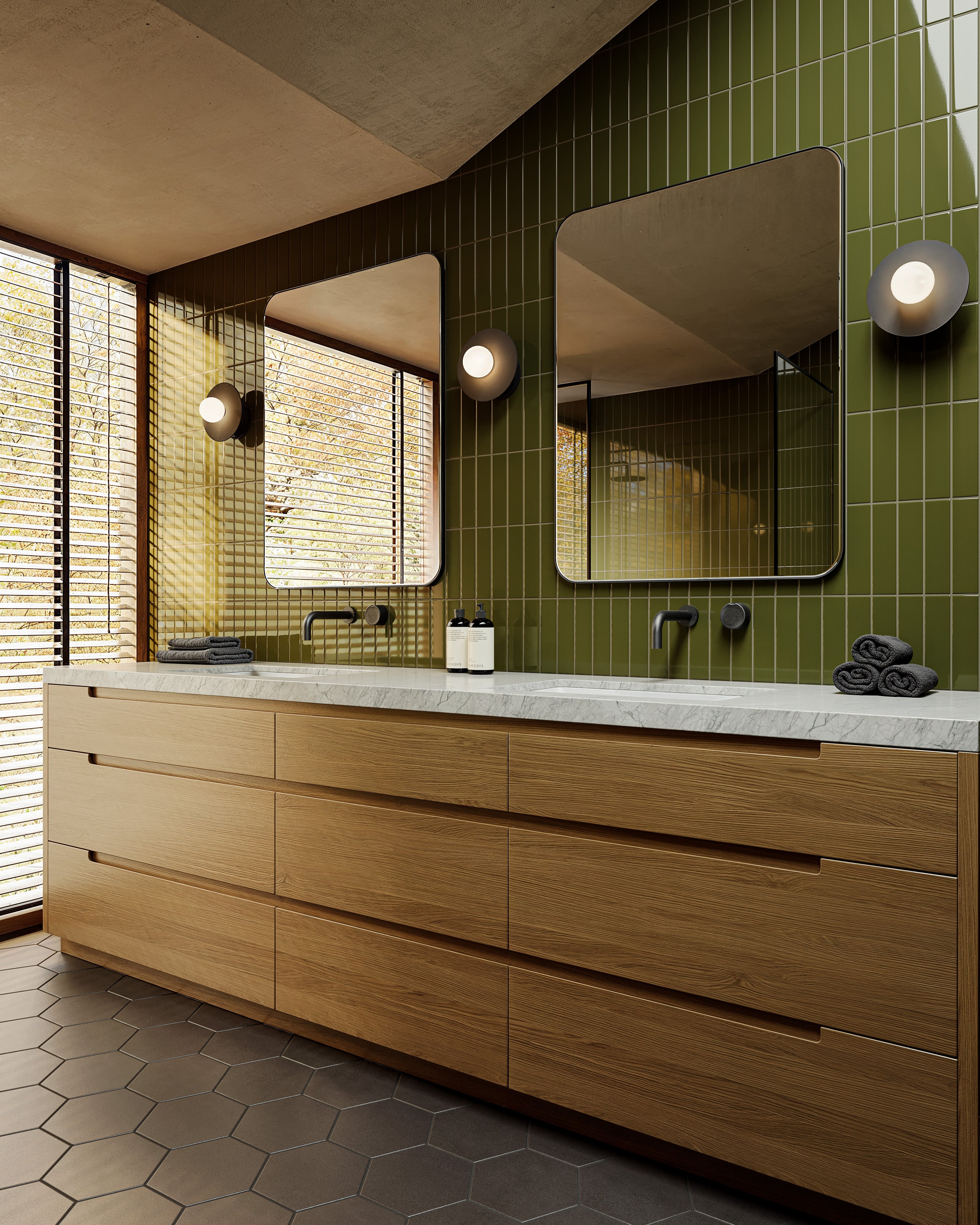 2x8 Original Ceramic Tile in Bonsai Gloss