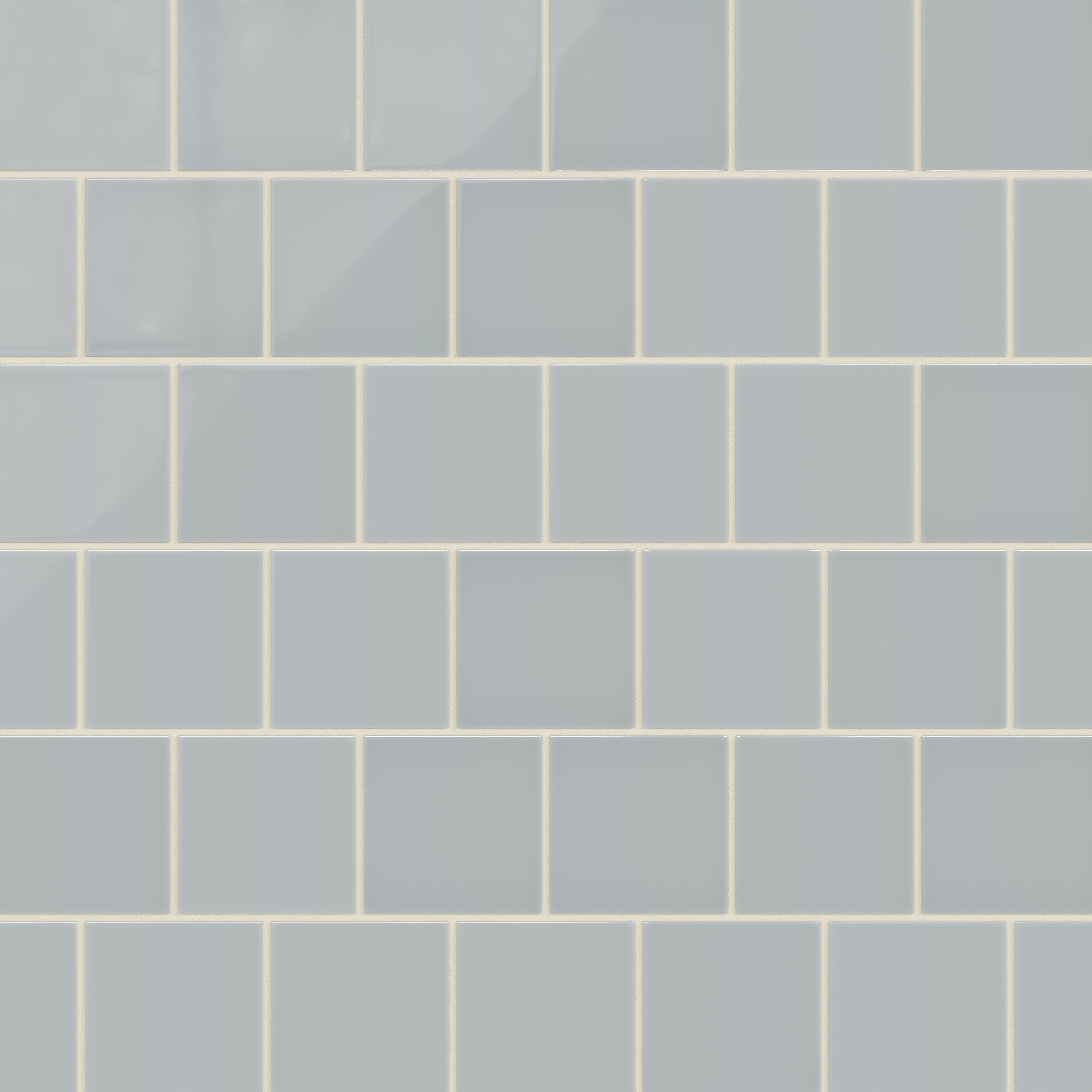 4x4 Natural Press Ceramic Tile in Alberta Blue Gloss