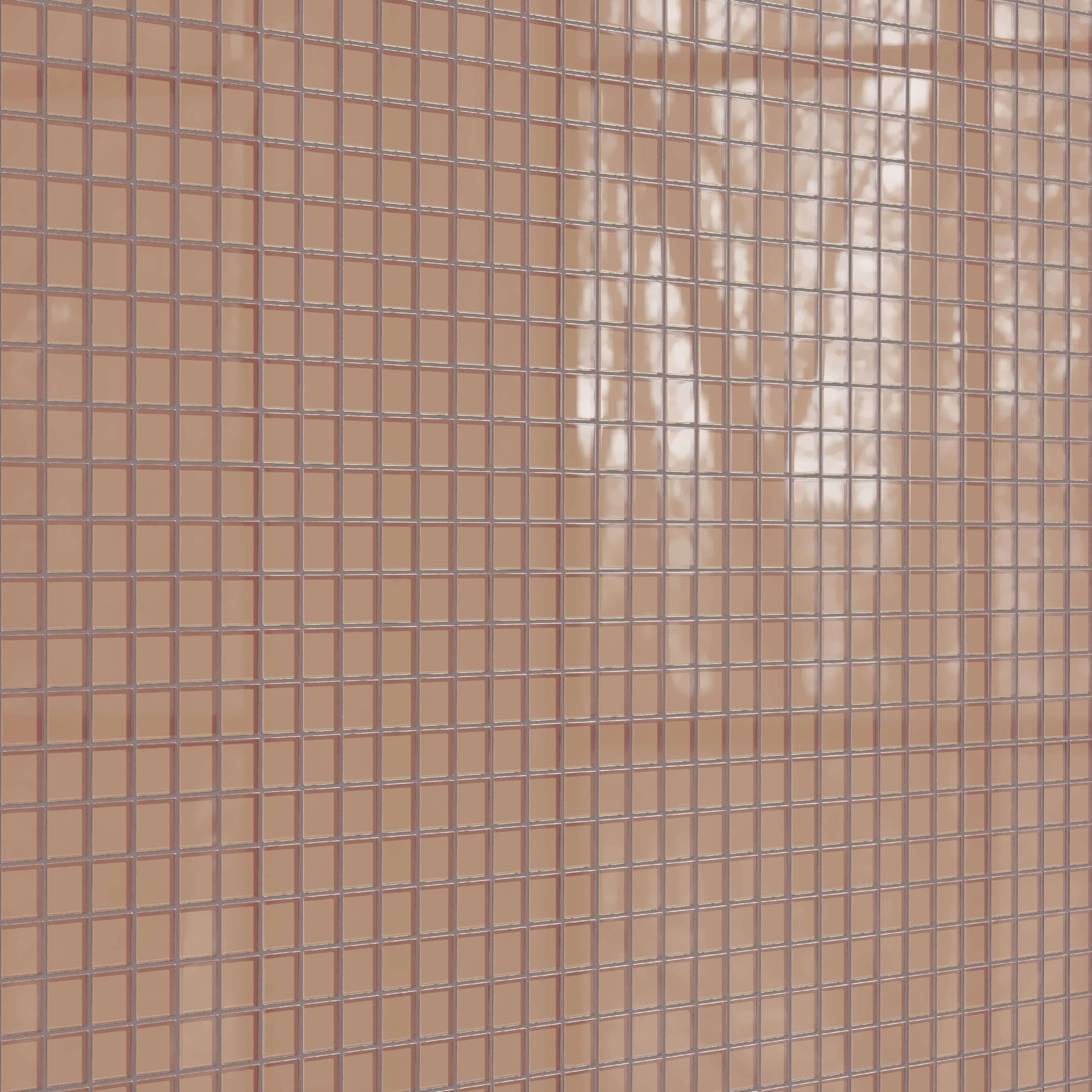 2x2 Straight Set Sheeted Glass Mosaic Tile in Sora Gloss