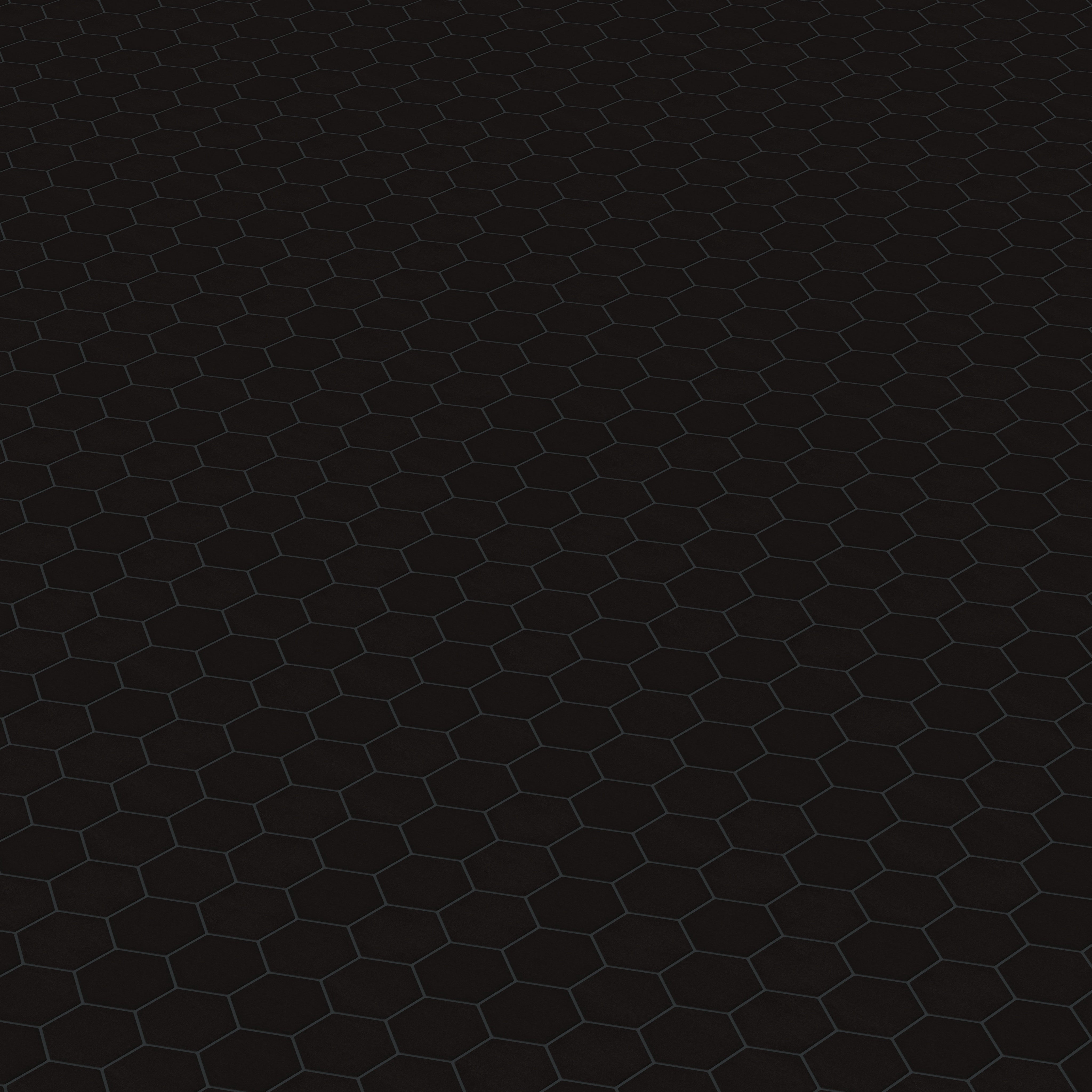 4" Hexagon Original Ceramic Tile in Raven Matte