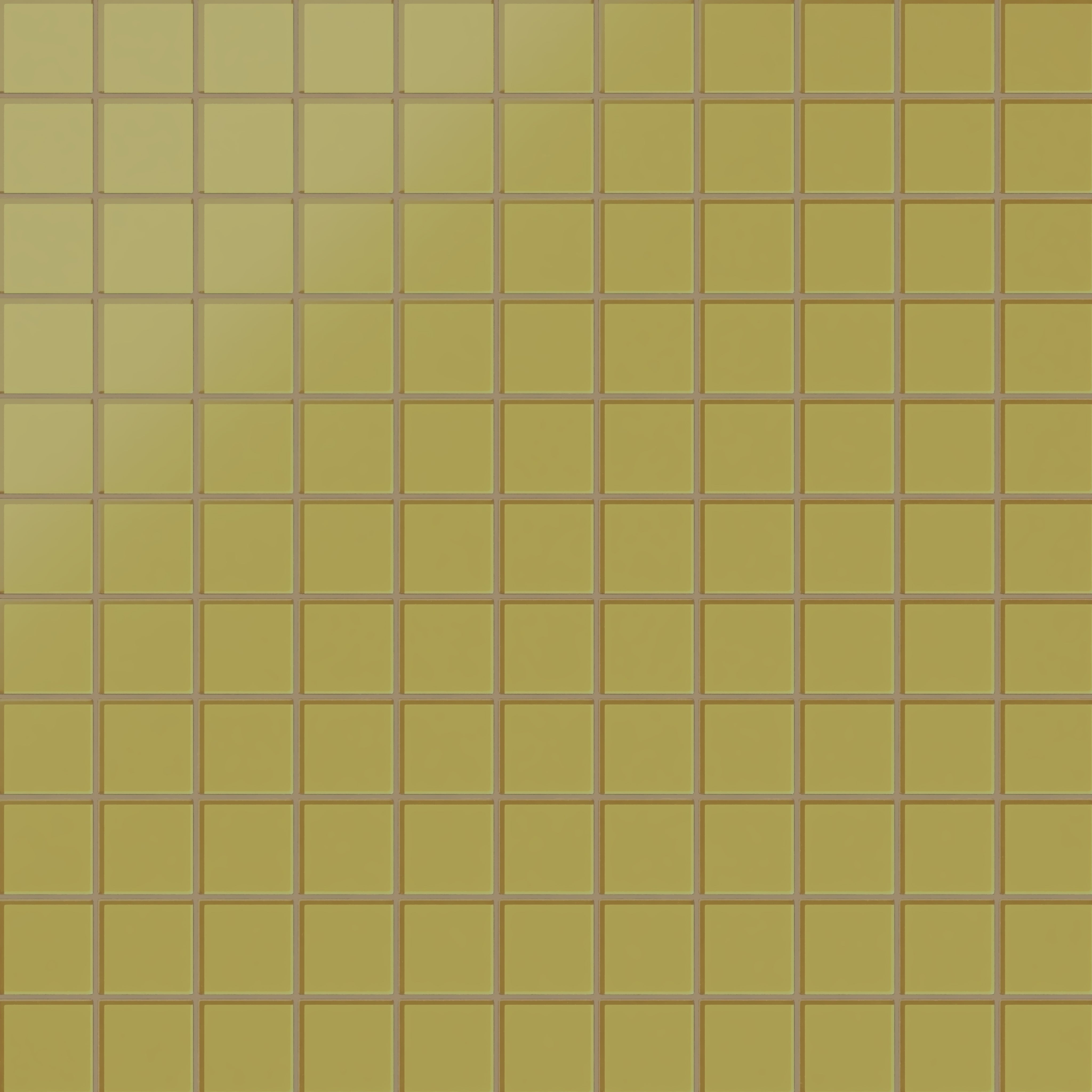 3x3 Straight Set Sheeted Glass Mosaic Tile in Pine Siskin Matte