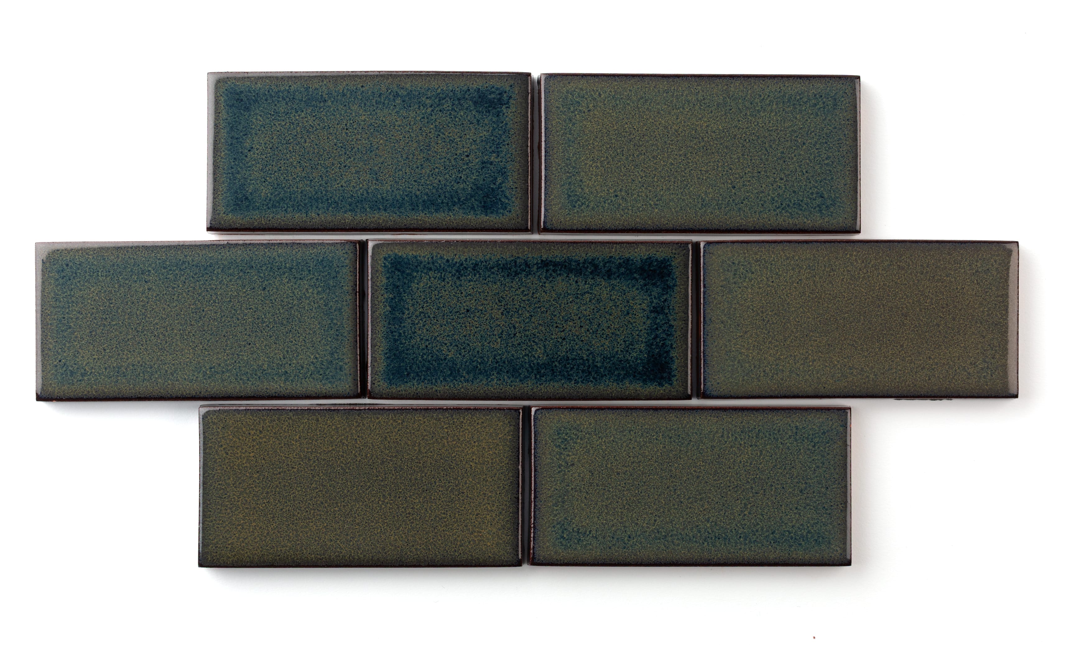 1x6 Straight Set Sheeted Original Ceramic Mosaic Tile in Mackerel