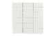 2x4 Straight Set Sheeted Original Ceramic Mosaic Tile in Limewash Gloss