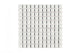 1x1 Straight Set Sheeted Original Ceramic Mosaic Tile in Limewash Gloss