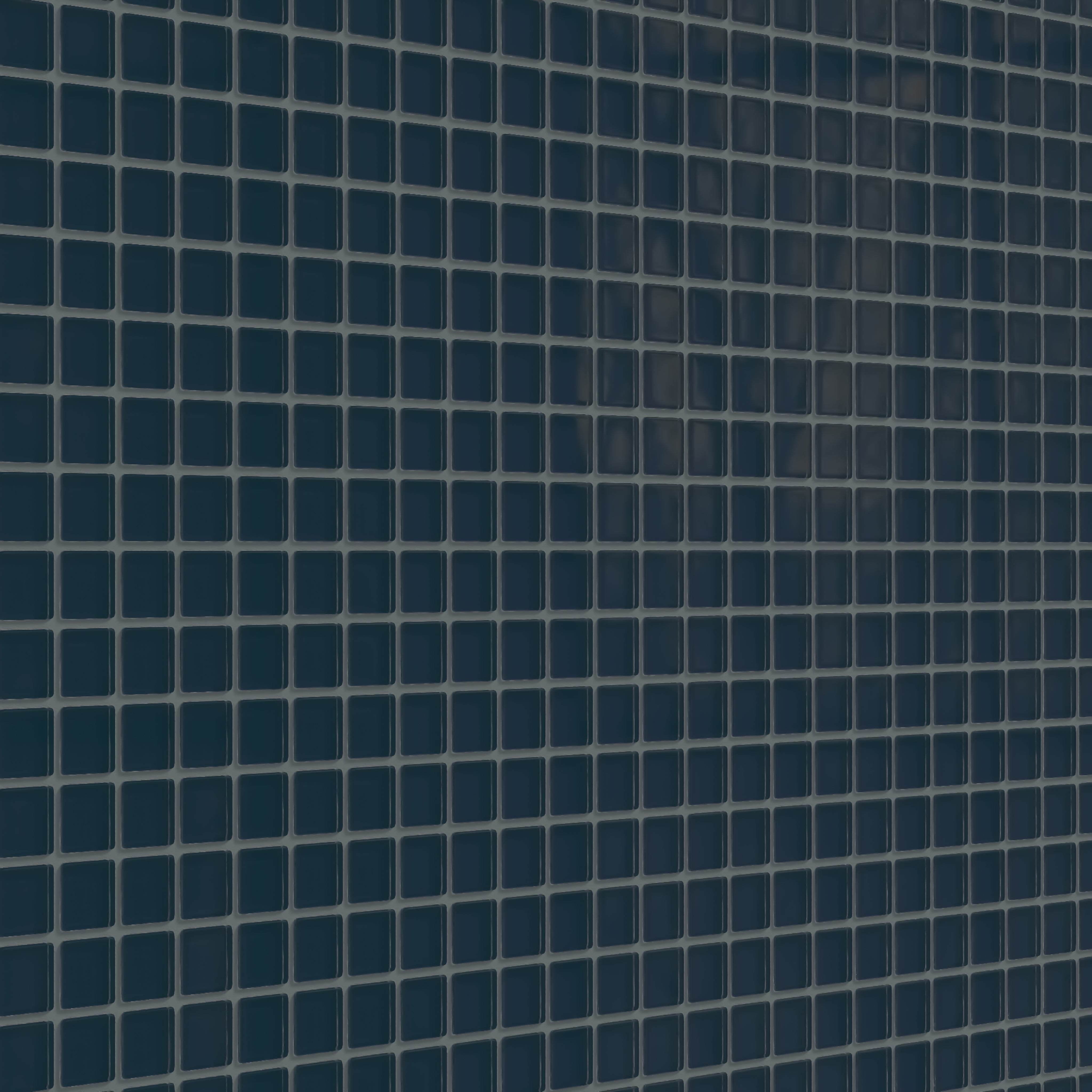 1x1 Straight Set Sheeted Glass Mosaic Tile in Grackle Gloss