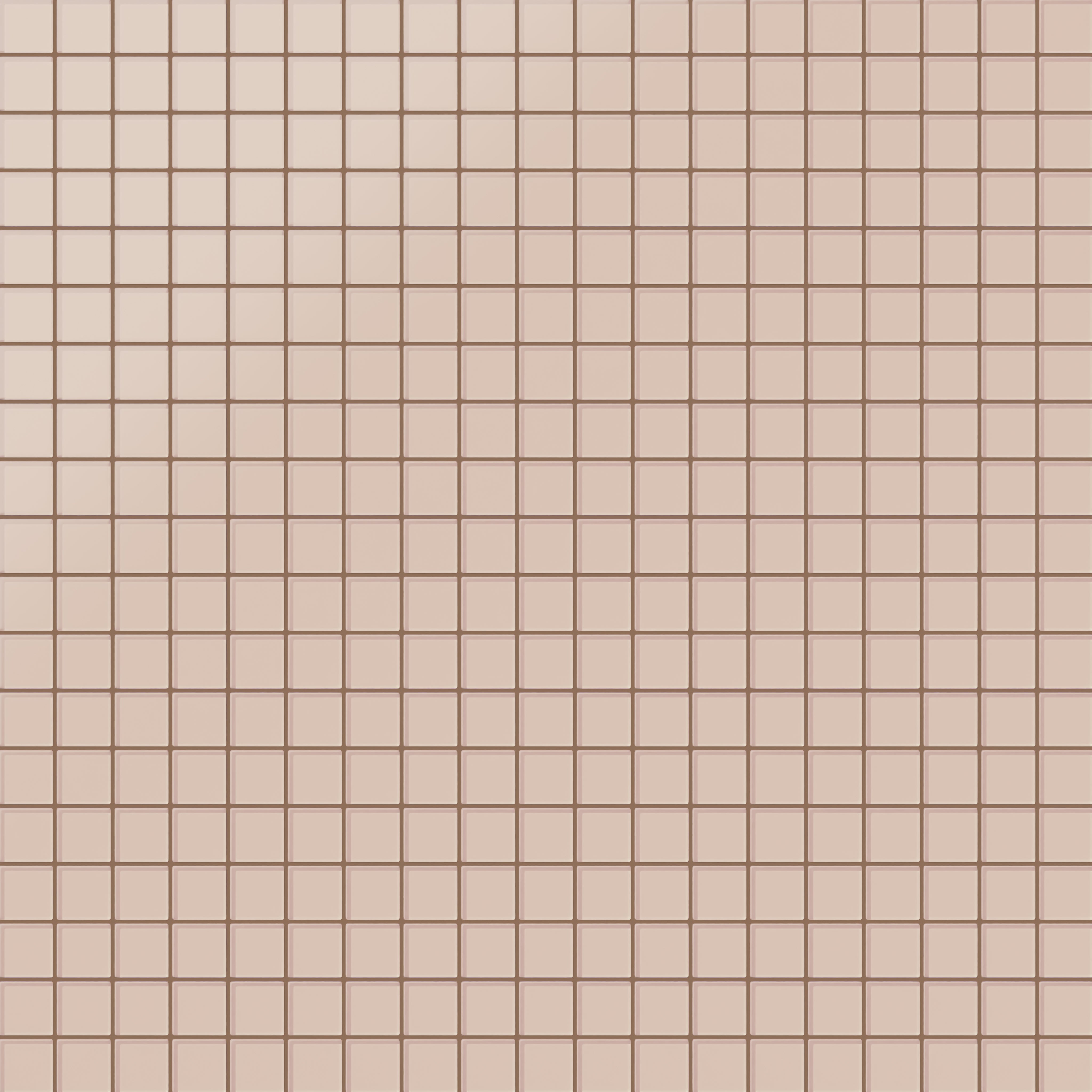 2x2 Straight Set Sheeted Glass Mosaic Tile in Rosy Finch Matte
