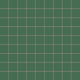 3x3 Straight Set Sheeted Natural Press Ceramic Mosaic Tile in Viridian Matte