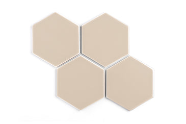 6" Hexagon Original Ceramic Tile in Sweet Pea Gloss