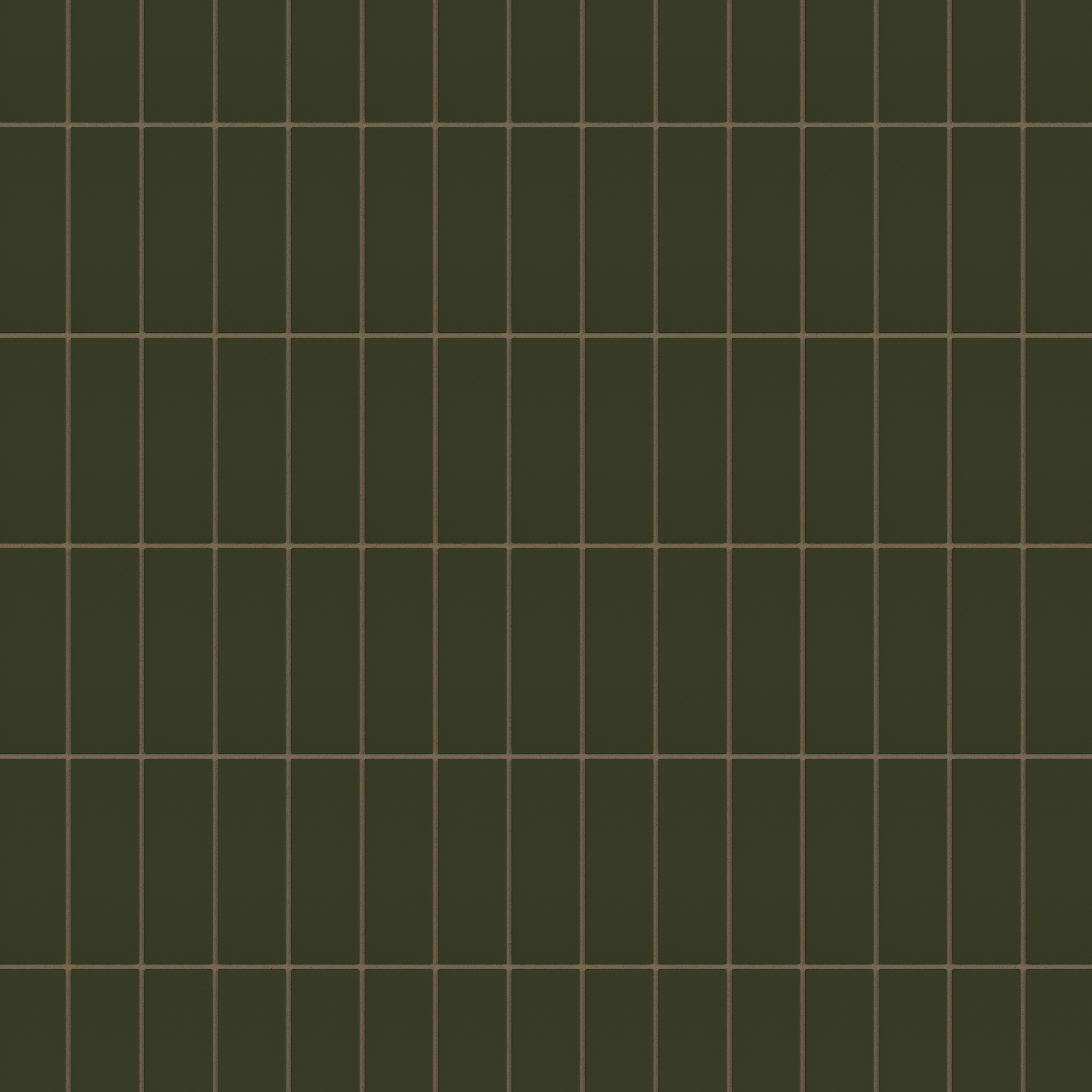 2x6 Natural Press Ceramic Tile in Green Apatite Matte