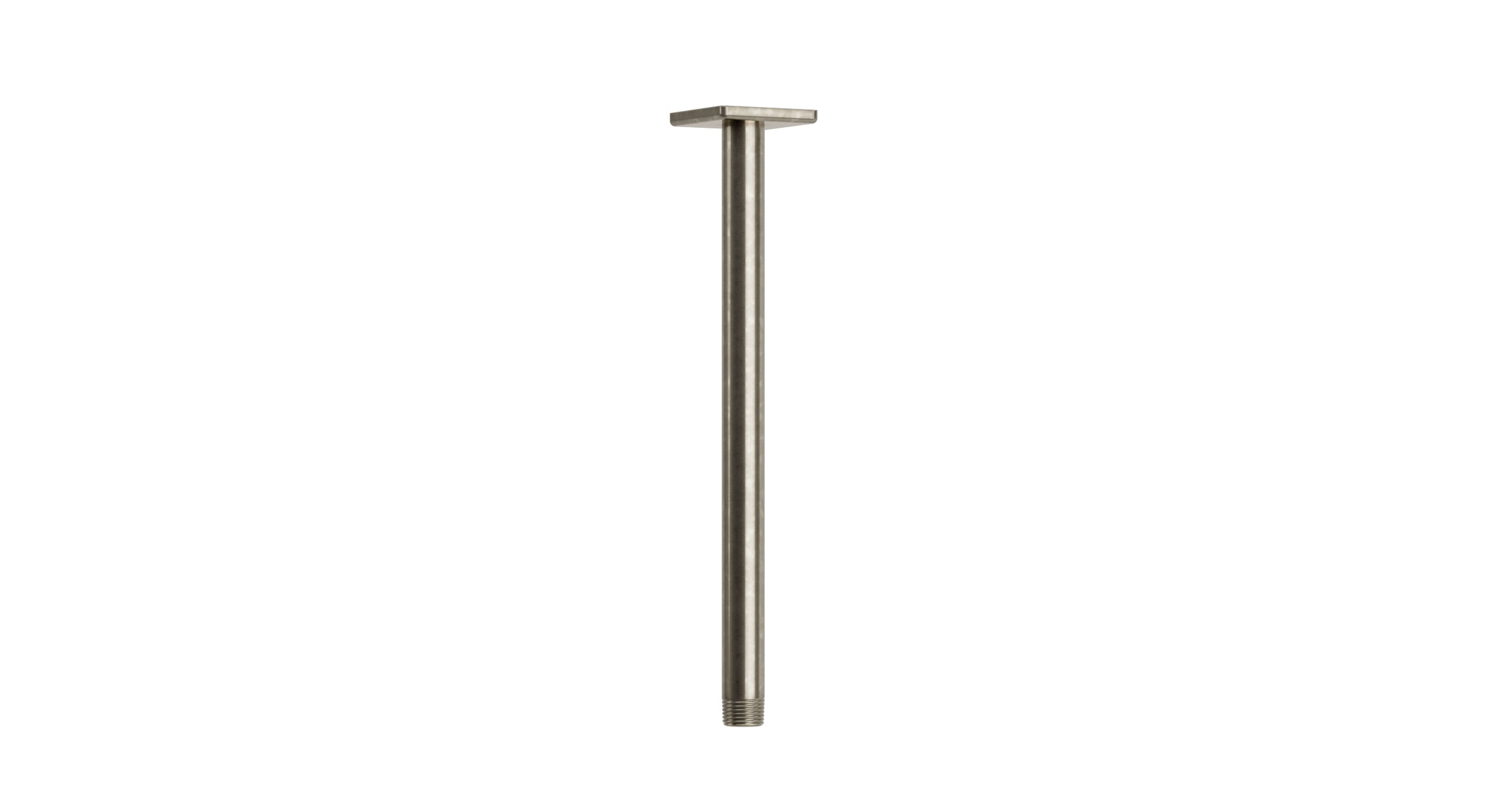 Flatiron 12" Straight Shower Arm with Flange in French Nickel