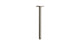Flatiron 12" Straight Shower Arm with Flange in French Nickel