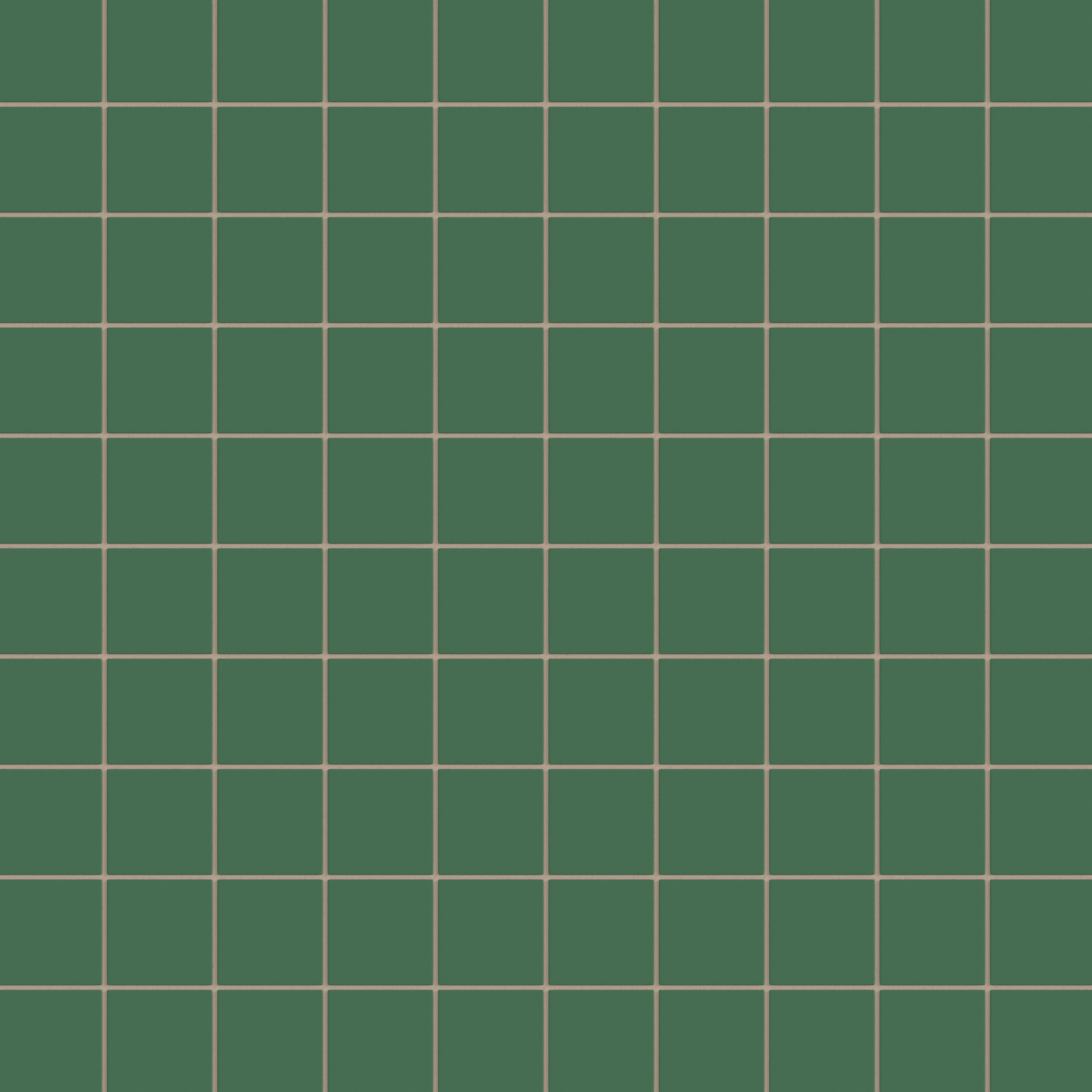 3x3 Straight Set Sheeted Natural Press Ceramic Mosaic Tile in Viridian Matte