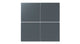 6x6 Natural Press Ceramic Tile in Indigo Matte