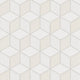 Small Diamond Escher Sheeted Original Ceramic Tile in Calcite Matte, Frost Matte & Feldspar Matte