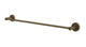 Flatiron Round Towel Bar 24" in Antique Brass