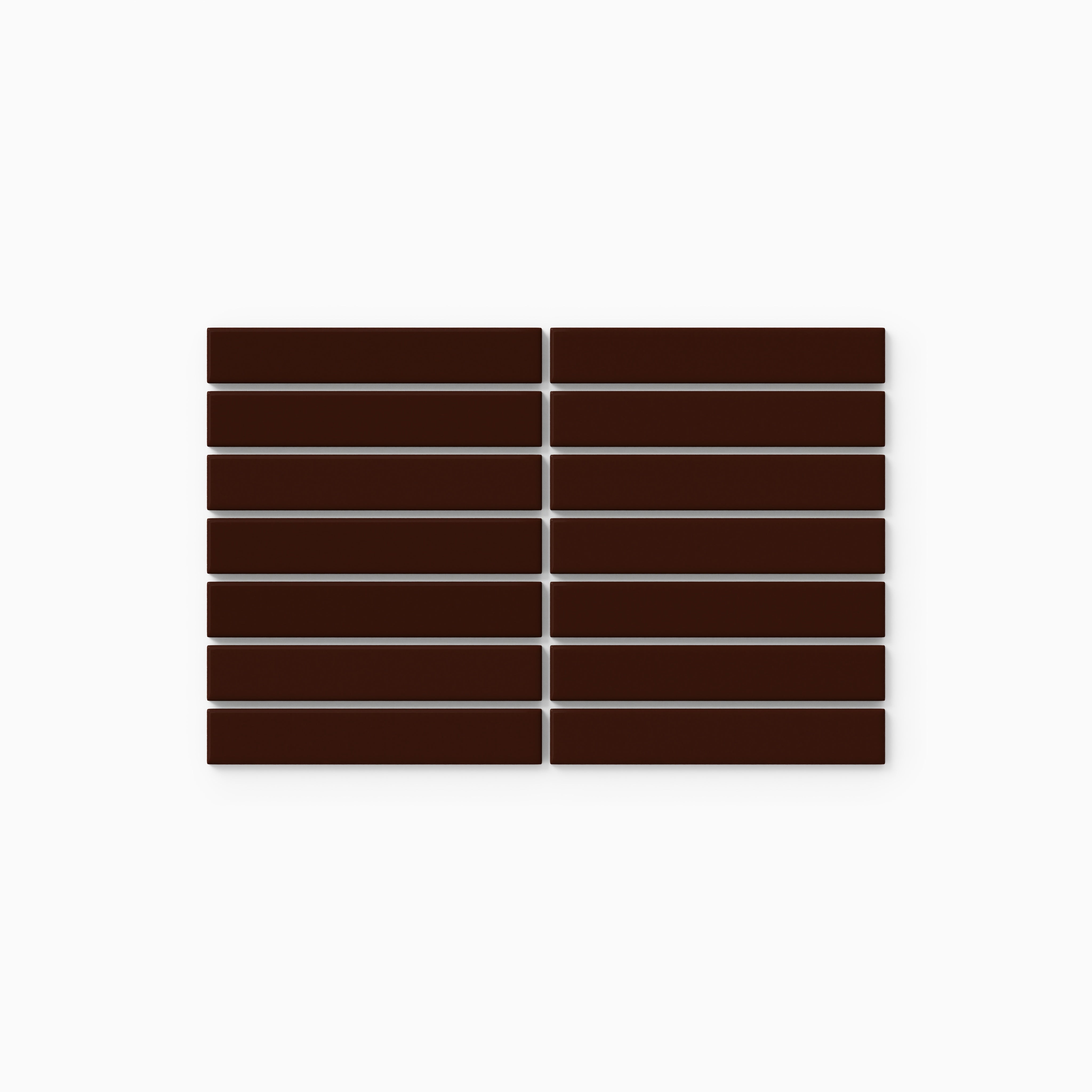 Garnet 1x6 Straight Set Sheeted Gloss Original Ceramic Tile
