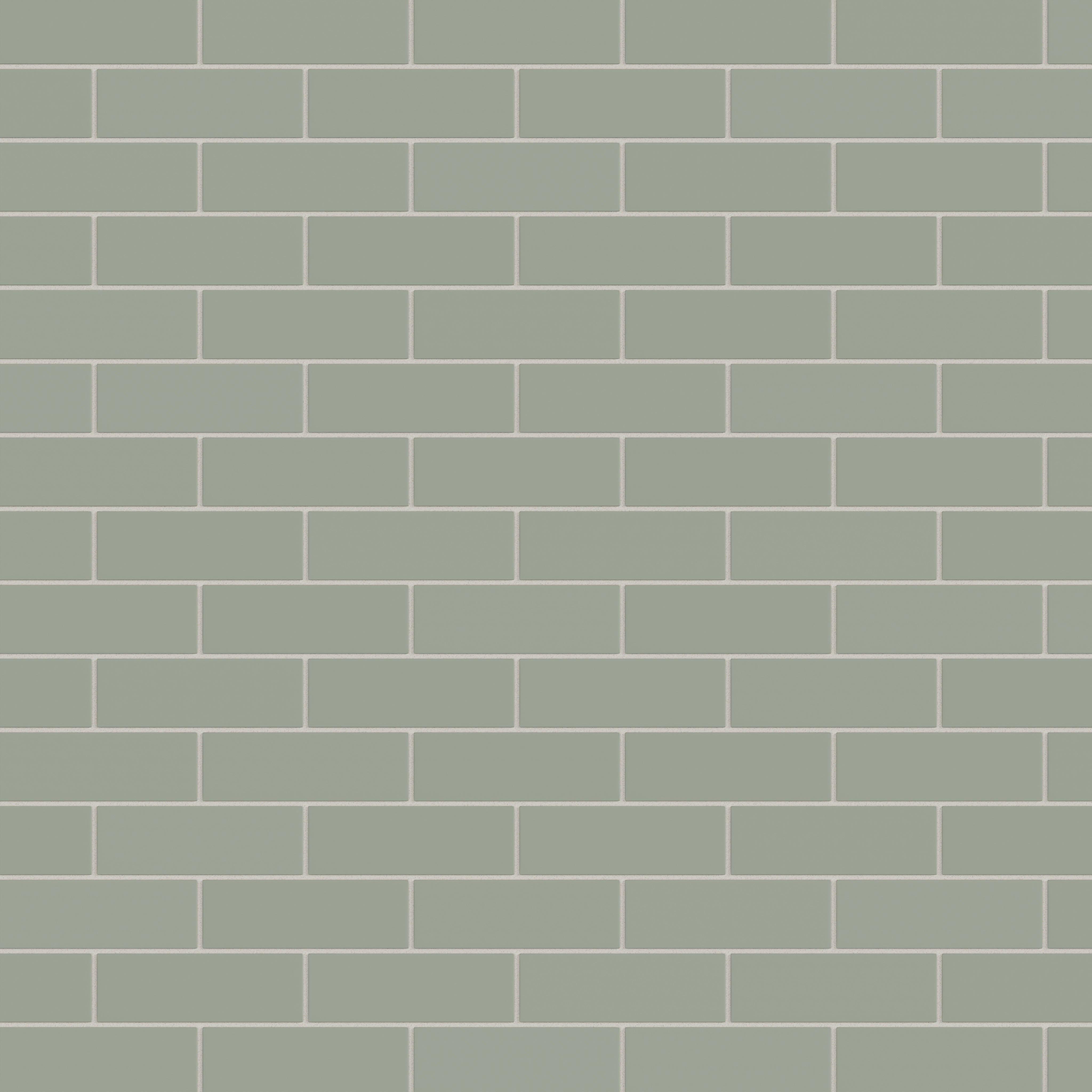 2x6 Natural Press Ceramic Tile in Terre Verte Matte