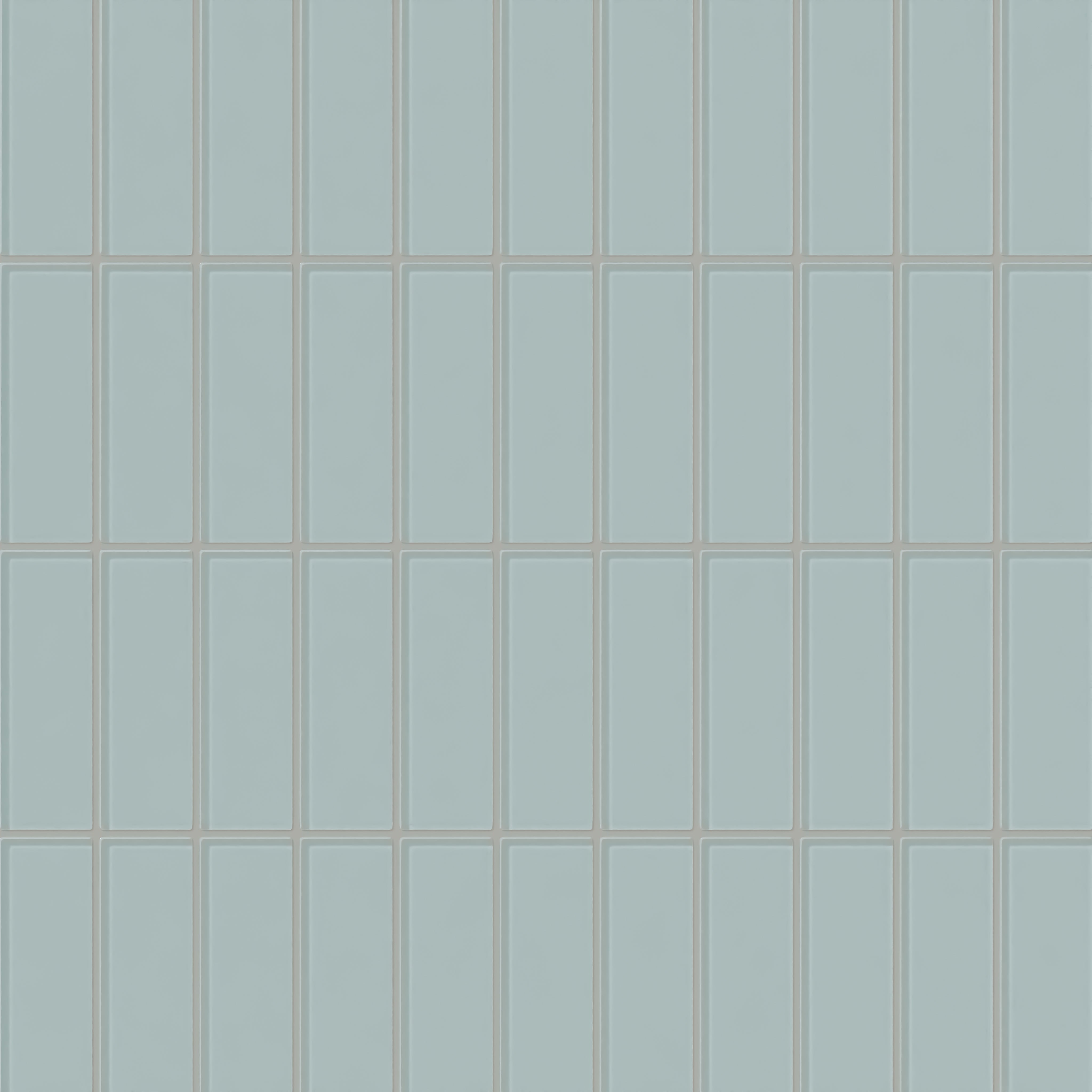 2x6 Glass Tile in Great Blue Heron Gloss