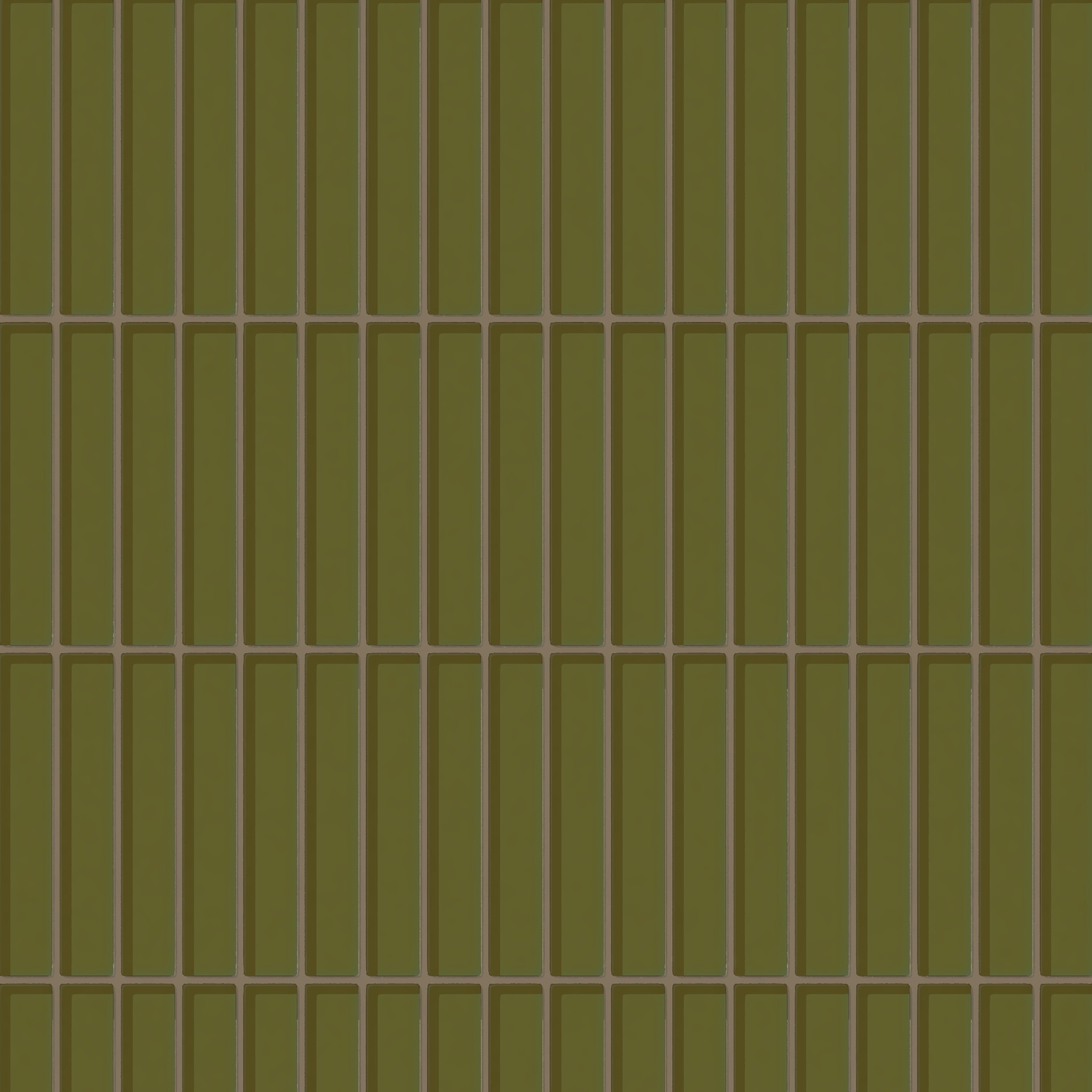 1x6 Straight Set Sheeted Glass Mosaic Tile in Cormorant Gloss