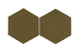 8" Hexagon Original Ceramic Tile in Chaparral Gloss