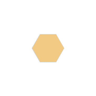 4" Hexagon Original Ceramic Tile in Haystack Matte