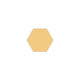 4" Hexagon Original Ceramic Tile in Haystack Matte