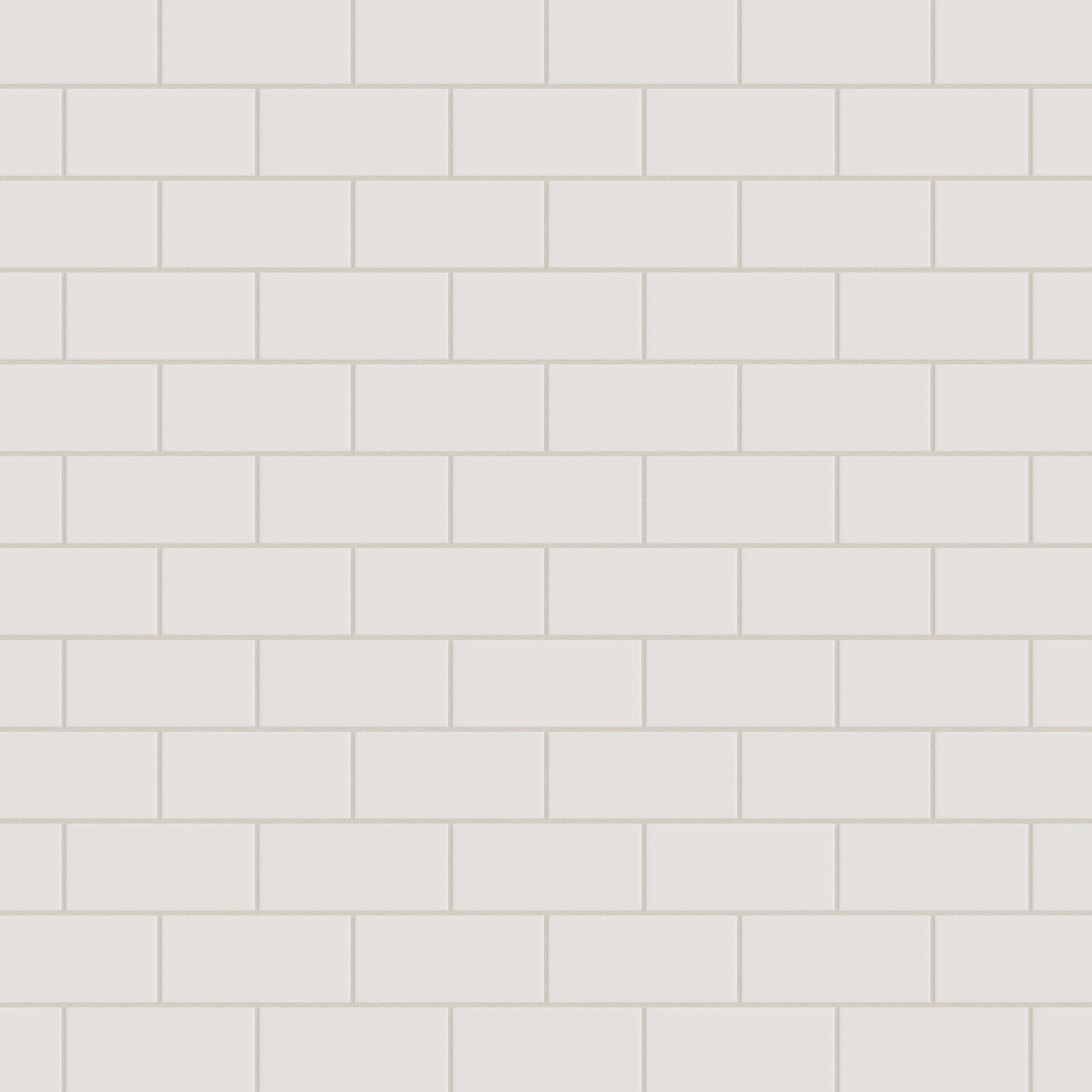 3x6 Natural Press Ceramic Tile in Pearl Matte