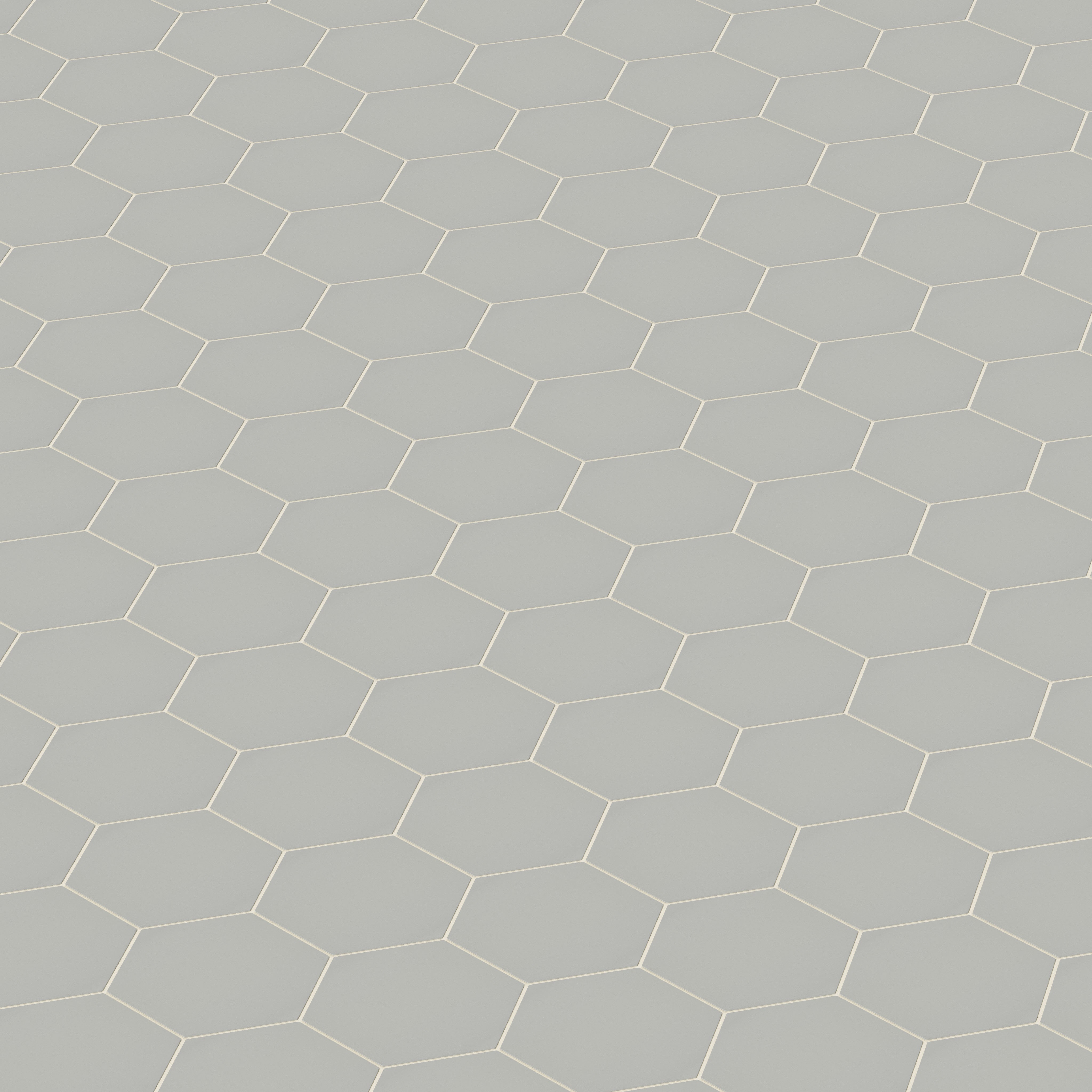 8" Hexagon Natural Press Ceramic Tile in Puget Sound Matte