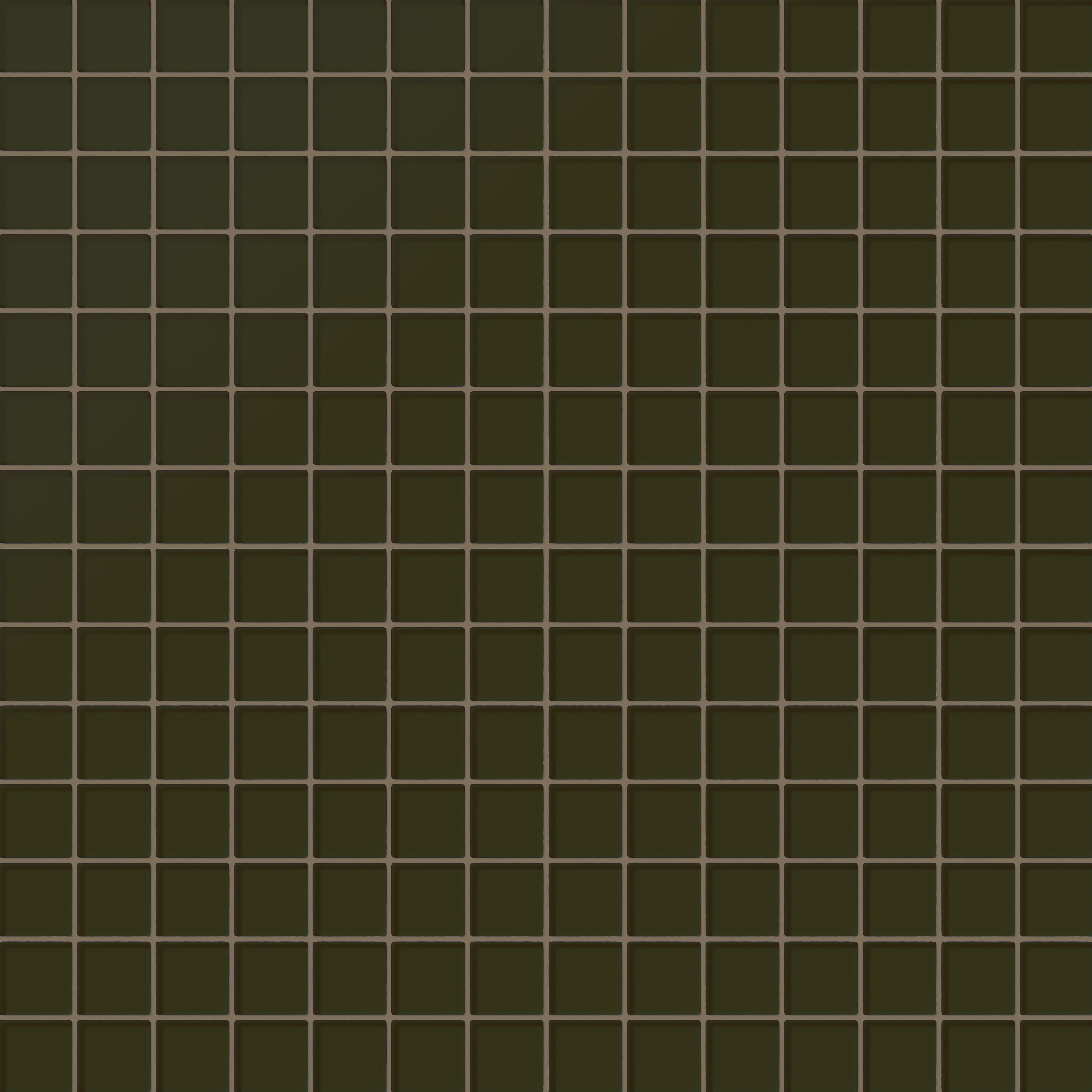 2x2 Straight Set Sheeted Glass Mosaic Tile in Catbird Matte